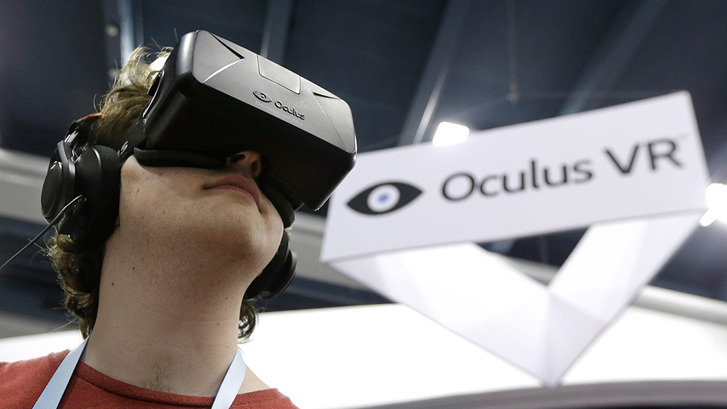 Eine Virtual-Reality-Brille der Firma Oculus.
