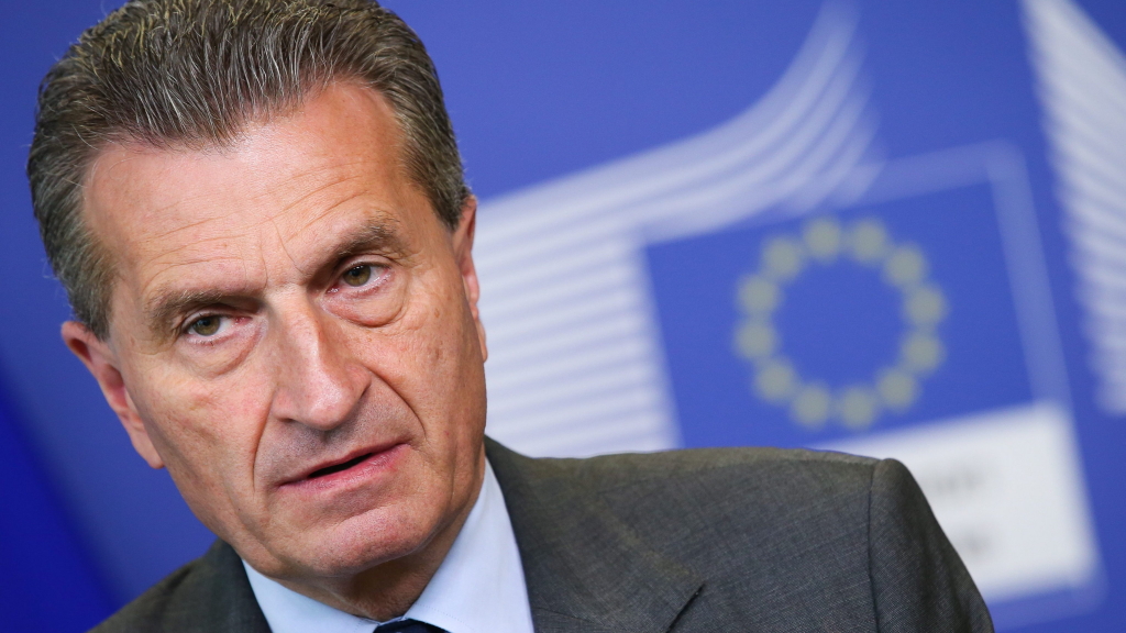 EU-Kommissar Oettinger | null