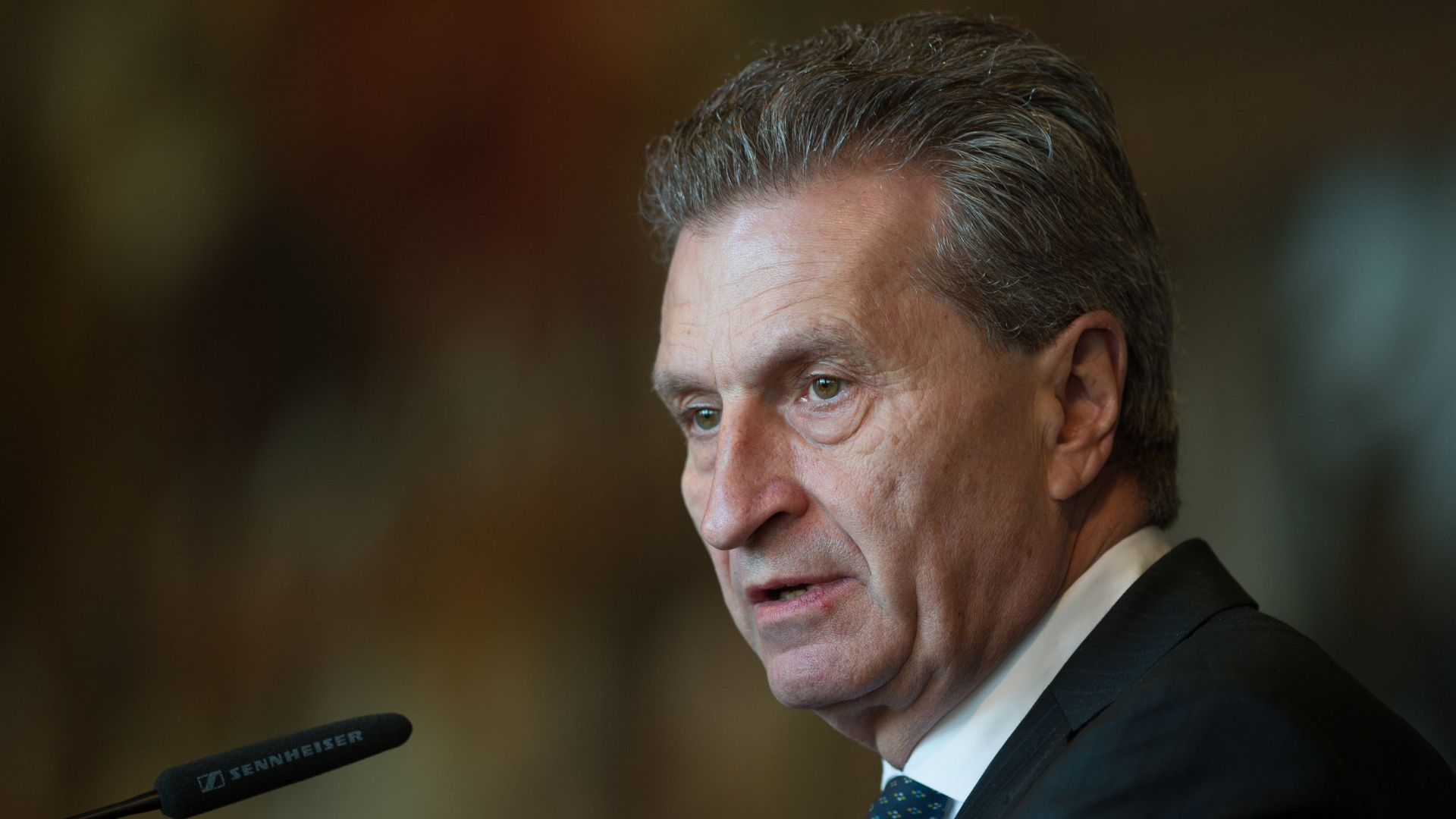 EU-Haushaltskommissar Günther Oettinger | dpa