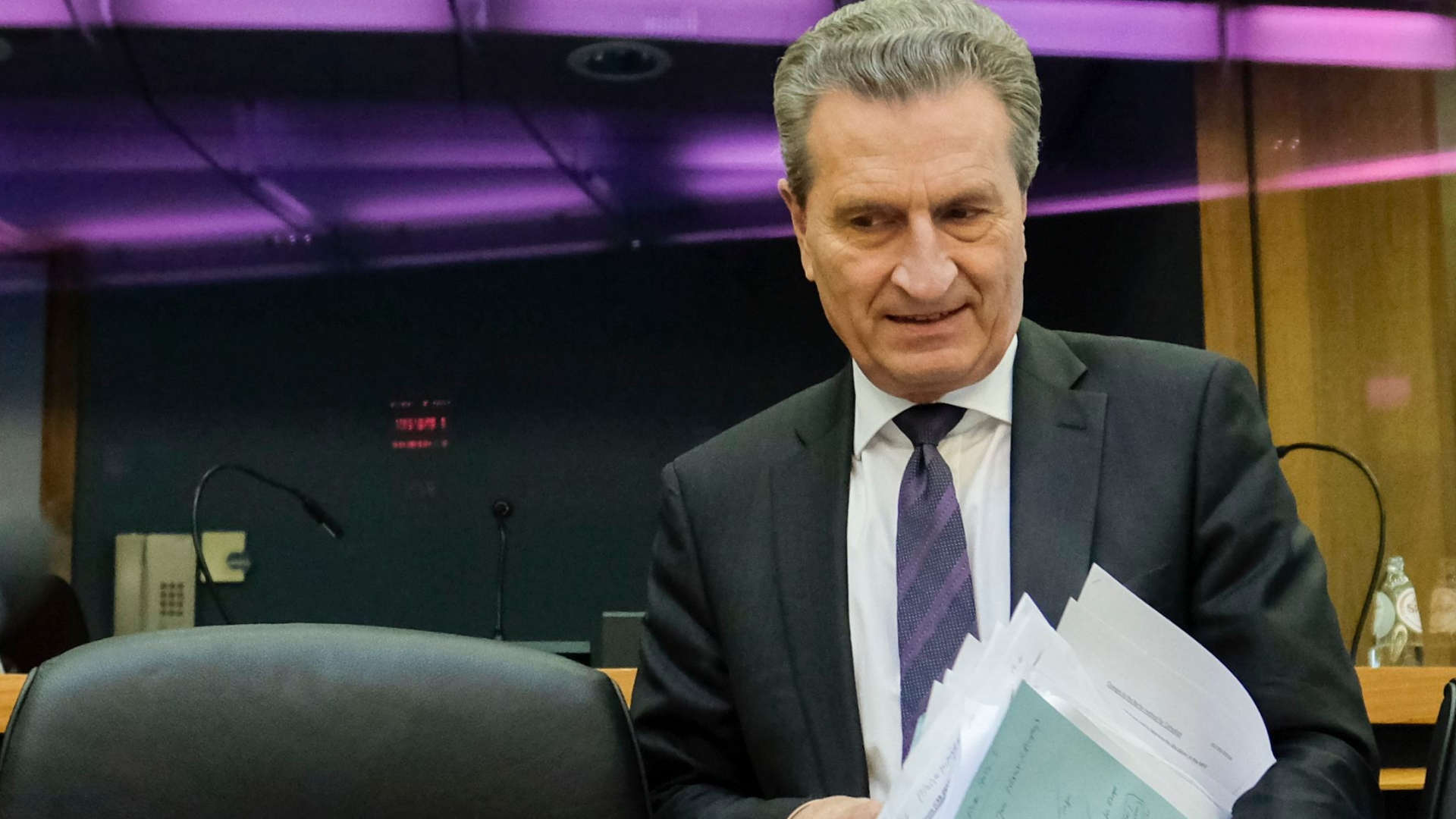 Oettinger | OLIVIER HOSLET/EPA-EFE/REX/Shutt