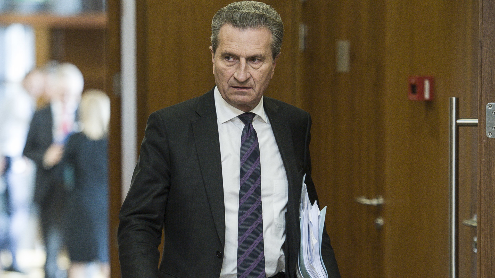 EU-Haushaltskommissar Günther Oettinger | dpa