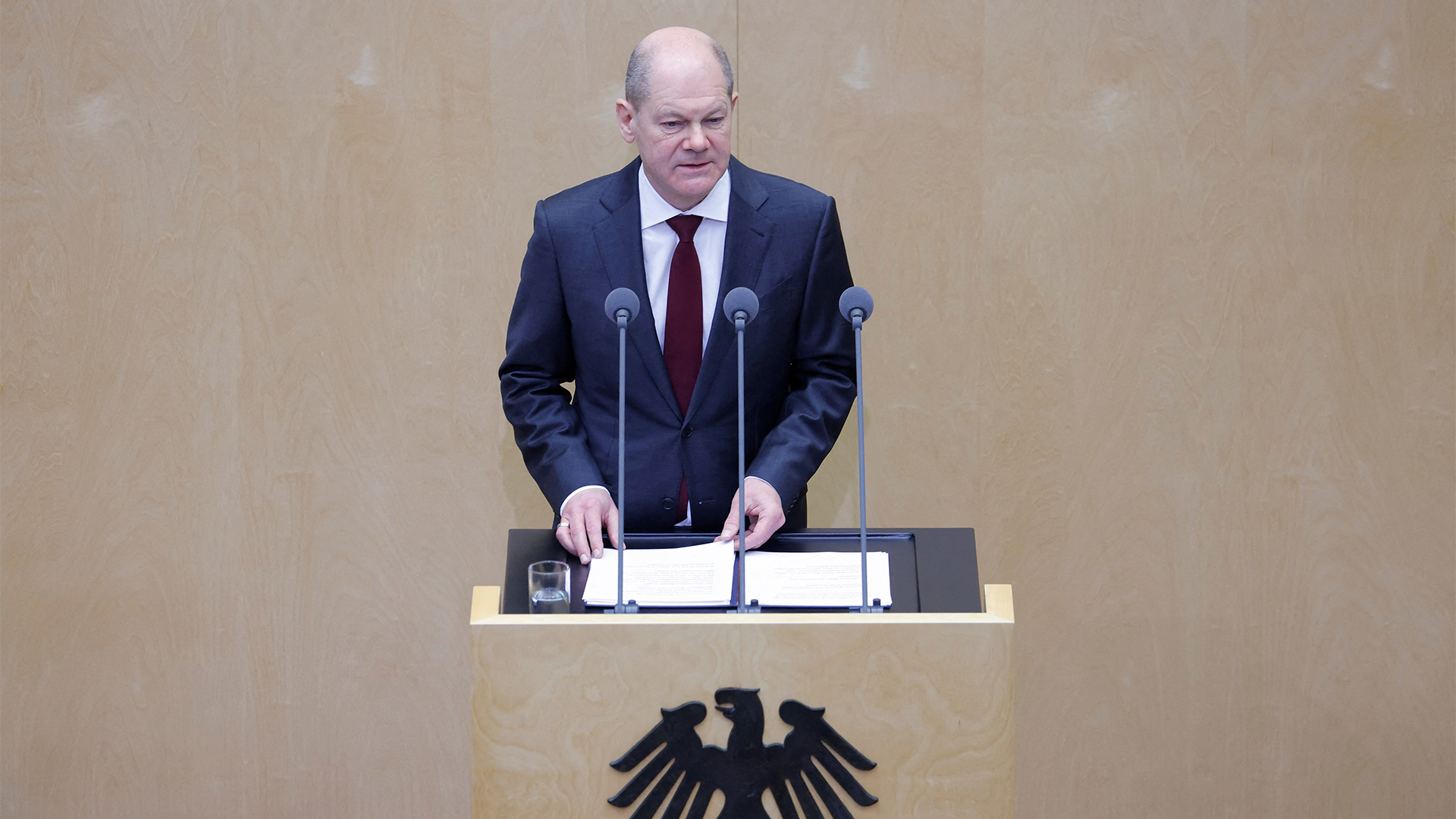 Olaf Scholz spricht im Bundesrat | REUTERS