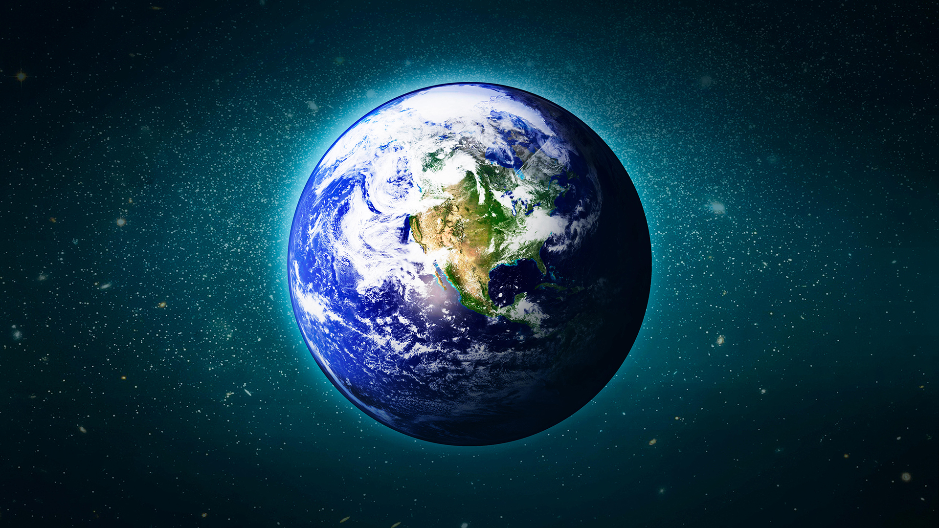 Die Erde im Weltall. (NASA-Simulation)