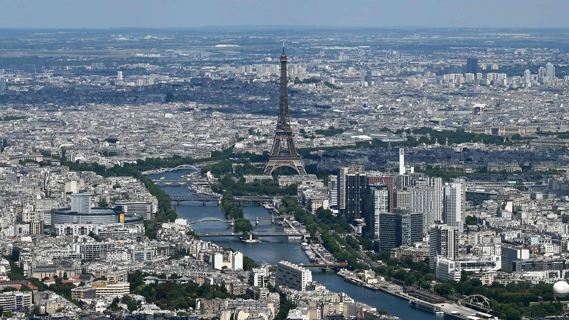 Luftbild von Paris | AFP