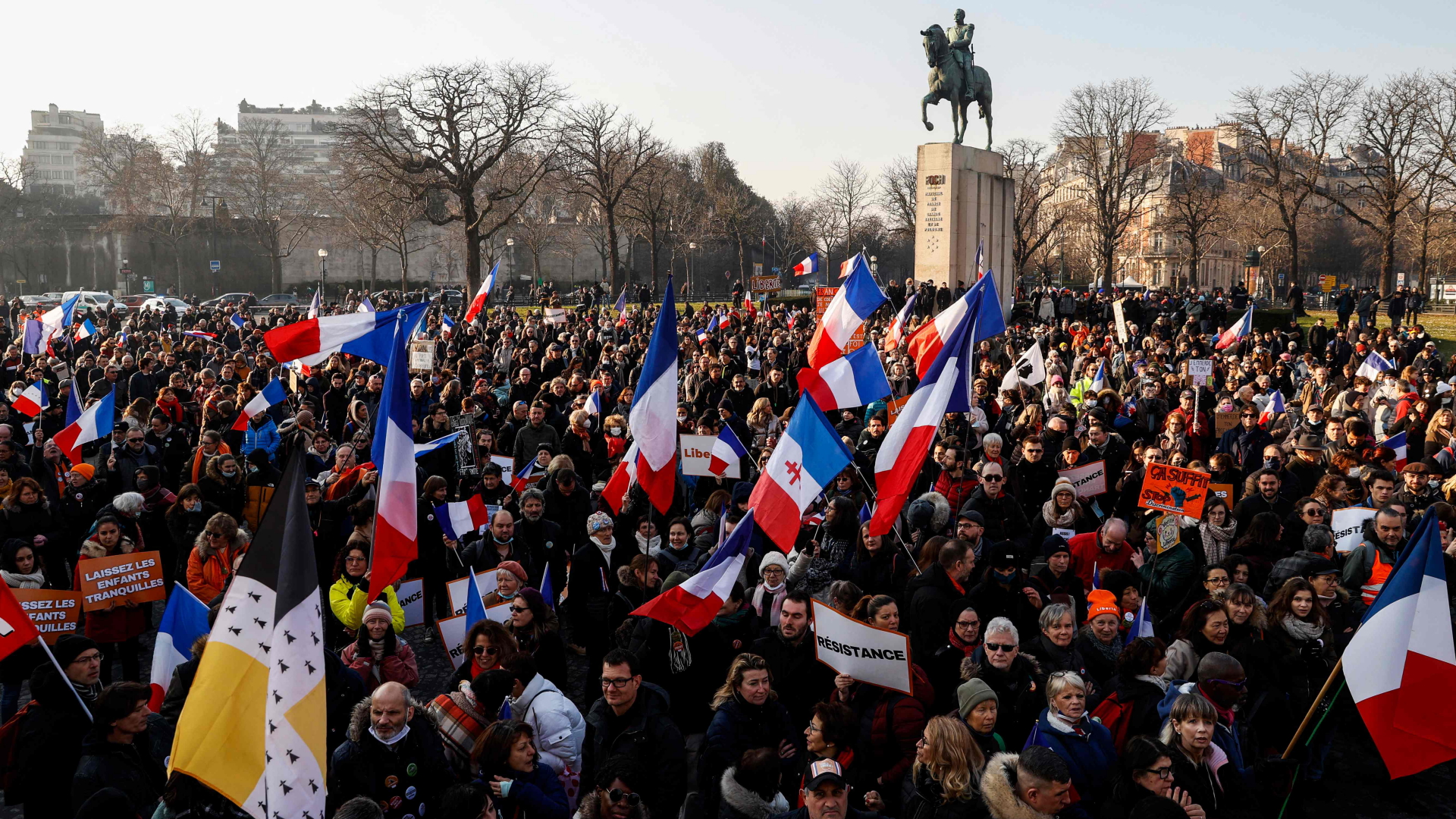 Demonstranten in Paris | AFP