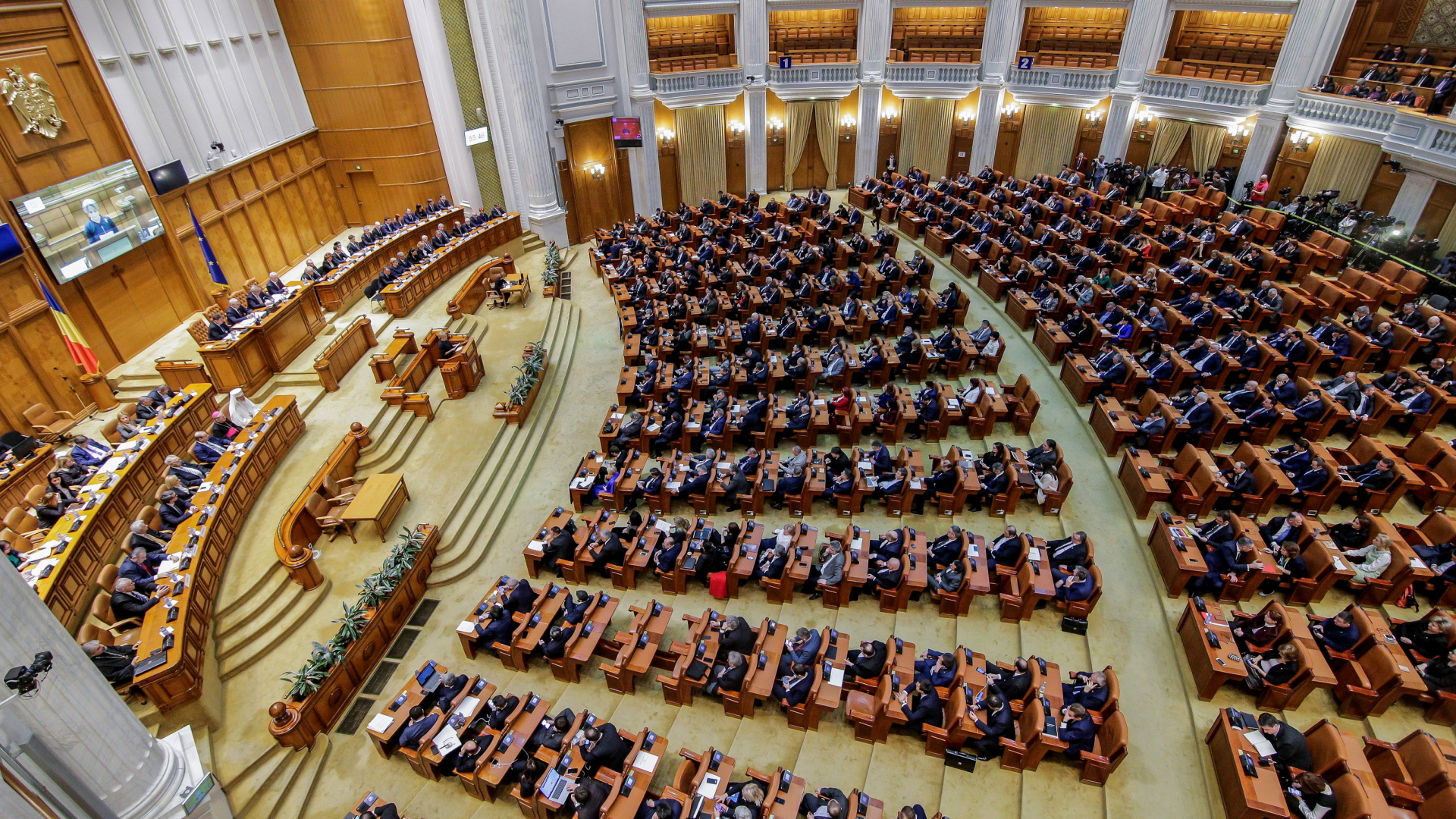 Das rumänische Parlament in Bukarest | REUTERS