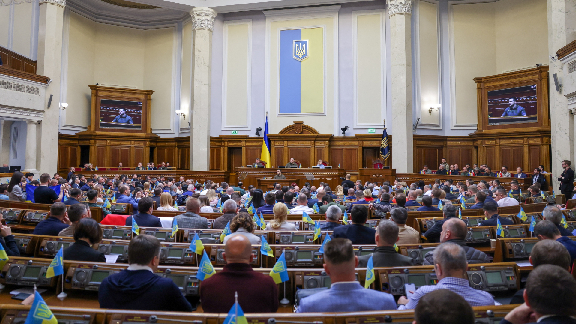 Sitzung des ukrainischen Parlaments in Kiew