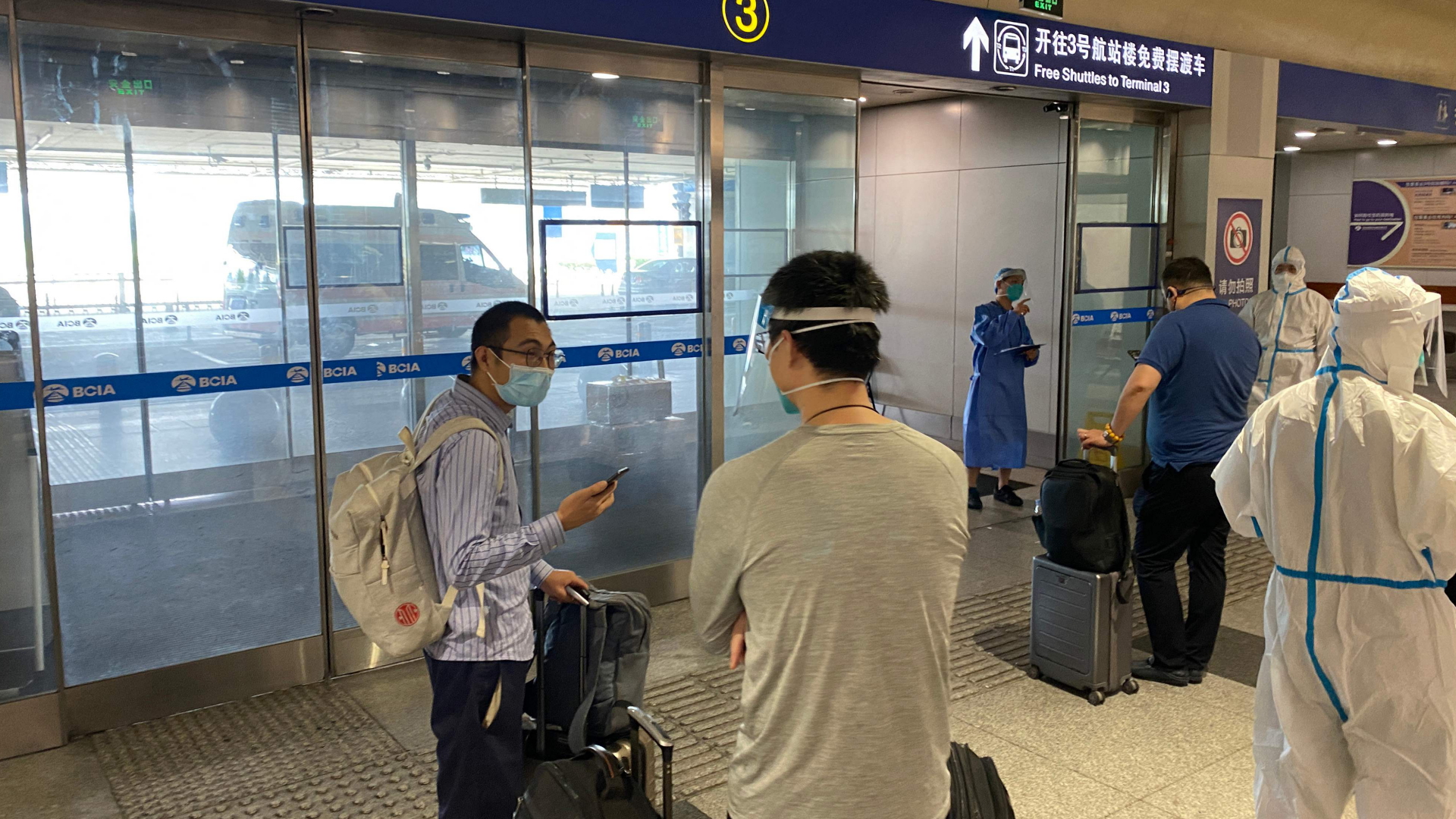  Passagiere am Flughafen Peking  | AFP