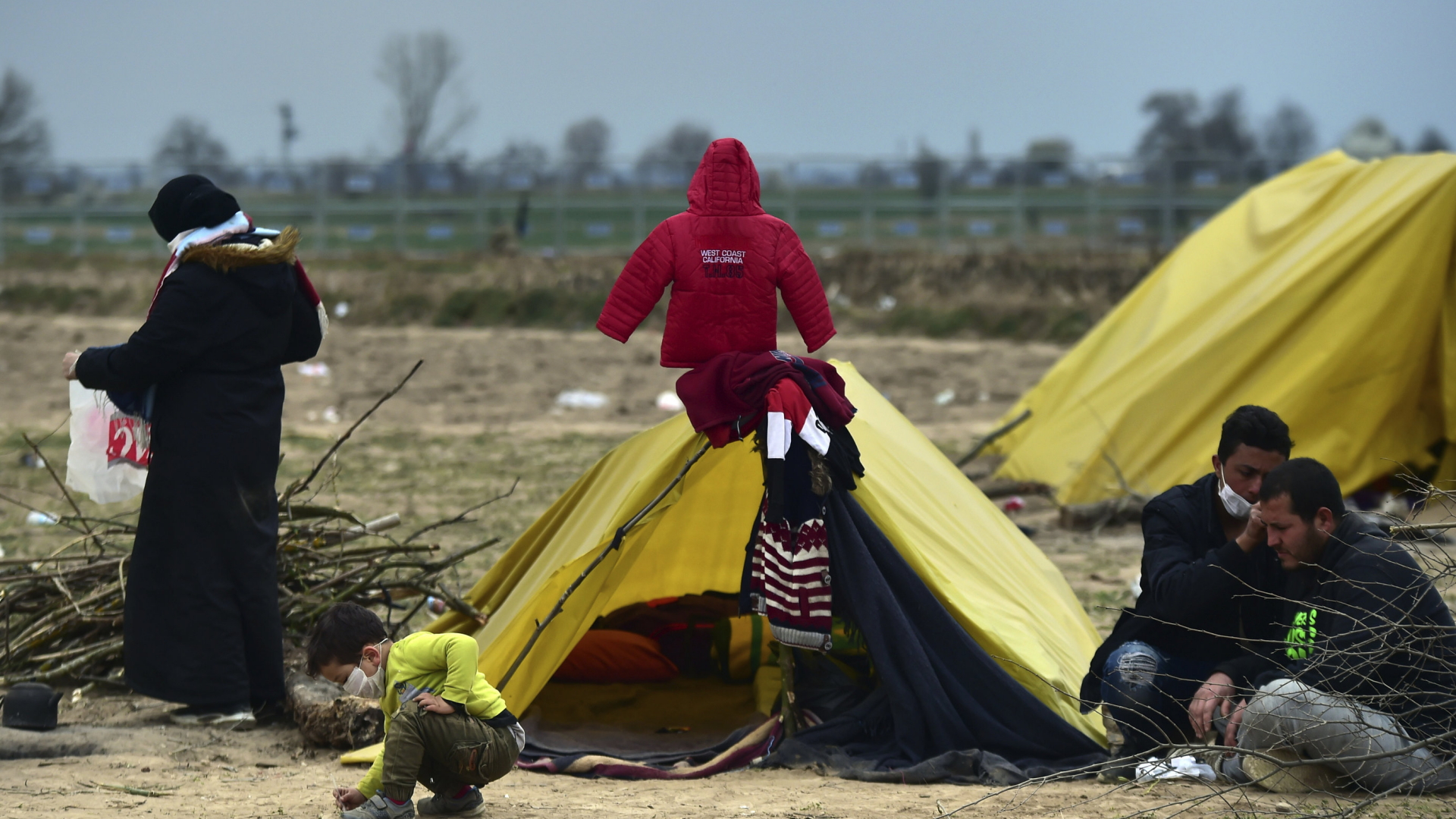 Flüchtlingscamp bei Pazarkule in der Nähe der türkisch-griechischen Grenze (Foto vom 10. März 2020) | AP