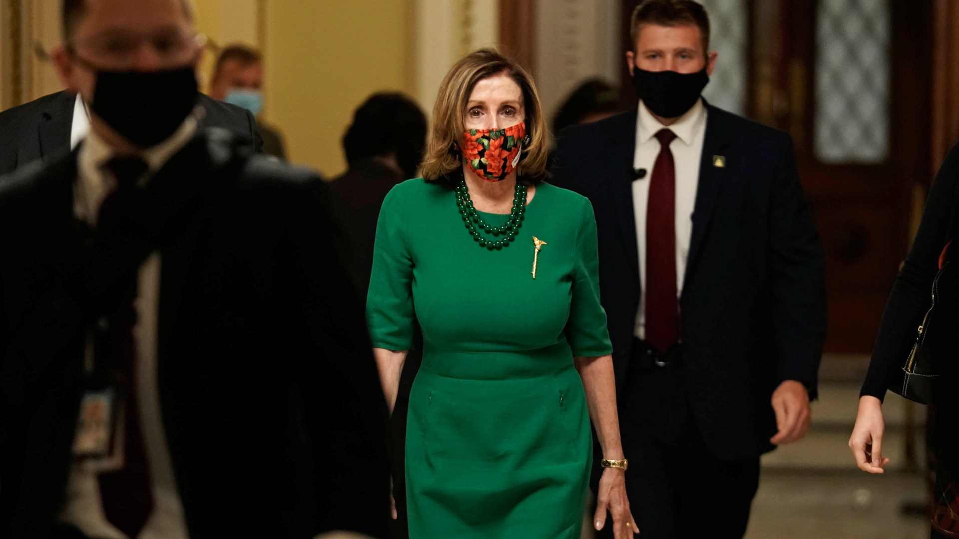 Die Vorsitzende des Repräsentantenhauses, die Demokratin Nancy Pelosi, im US-Kongress | REUTERS