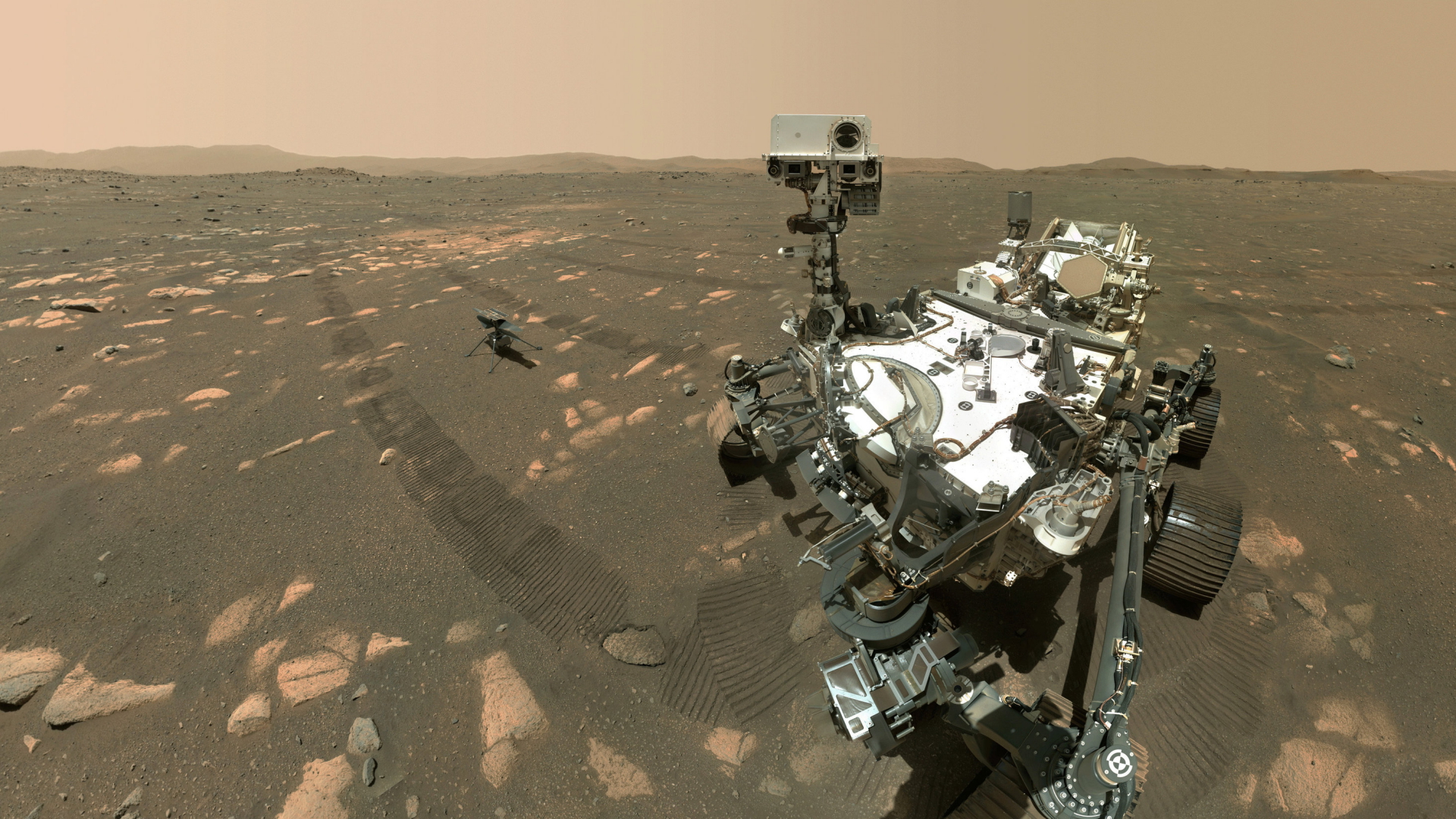 Der Mars-Rover Perceverance steht auf dem Mars | AP