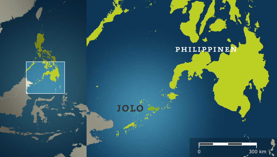 Philippinen und die Insel Jolo