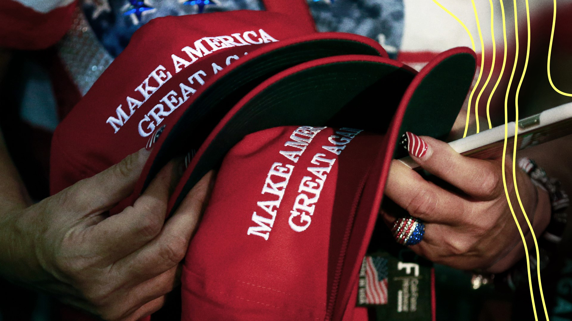 Kappen mit der Aufschrift "Make America Great Again" | picture alliance / AP Photo / Jae C. Hong