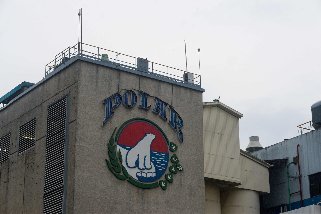 Ein Gebäude der Brauerei Polar
