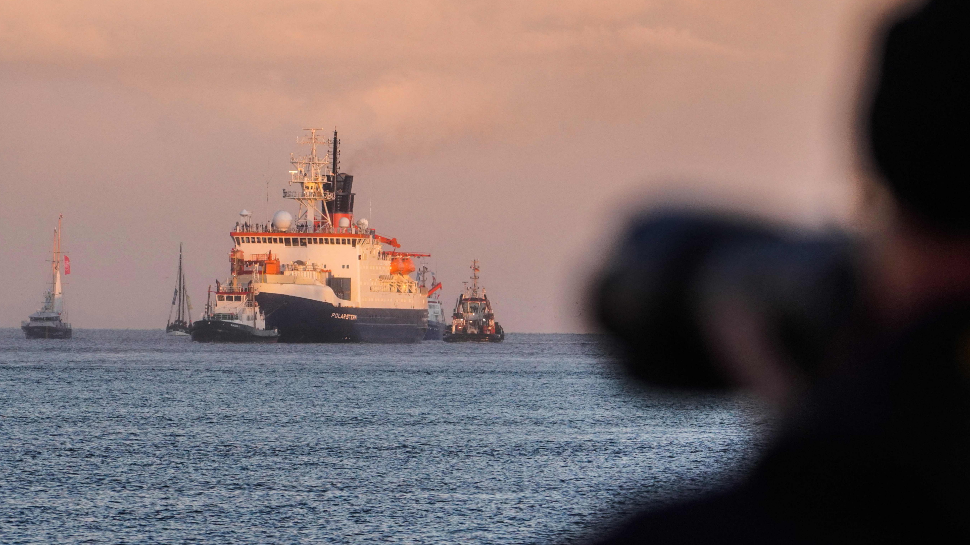 Ankunft der "Polarstern" in Bremerhaven | AFP