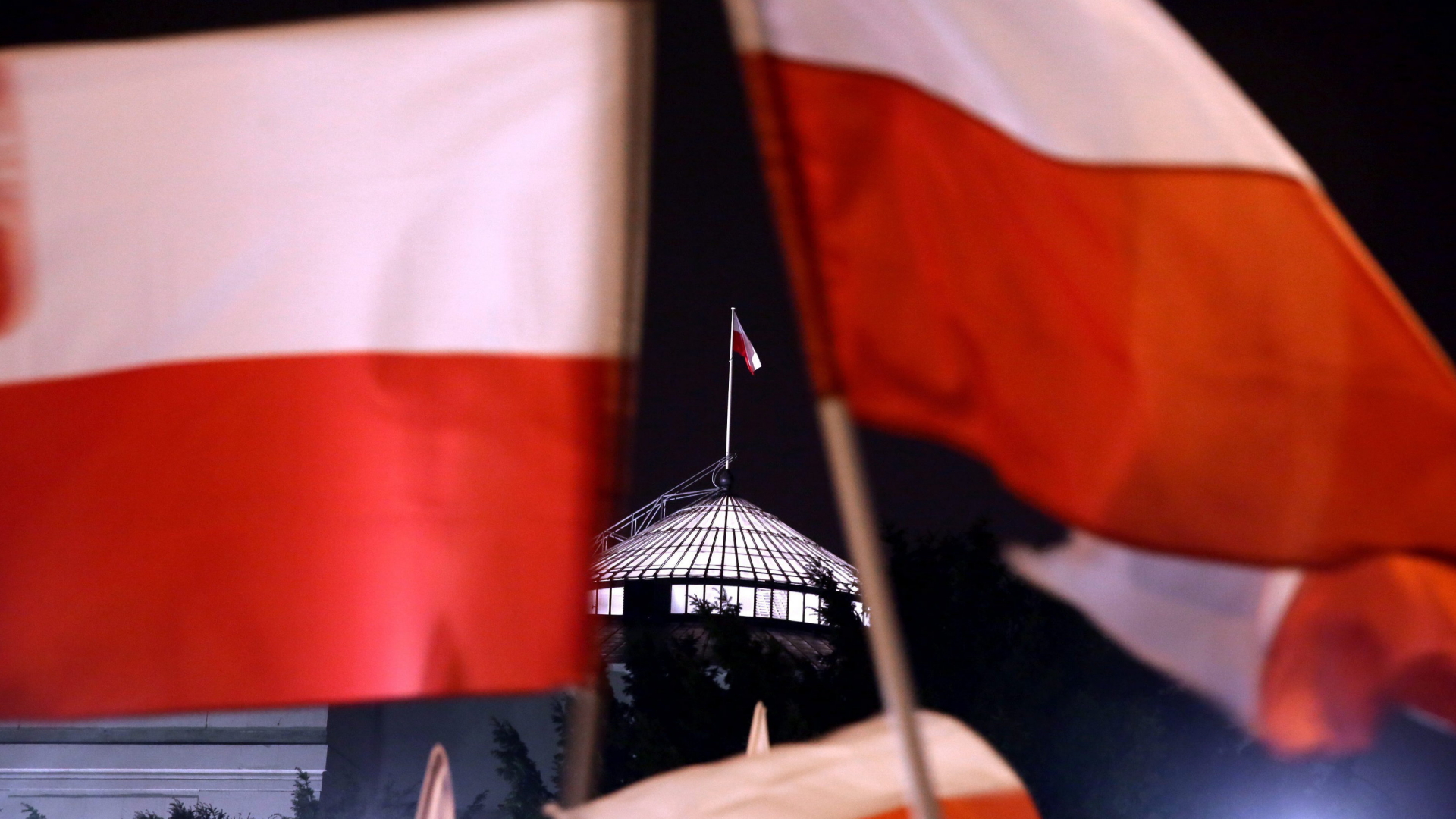 Blick auf den polnischen Sejm