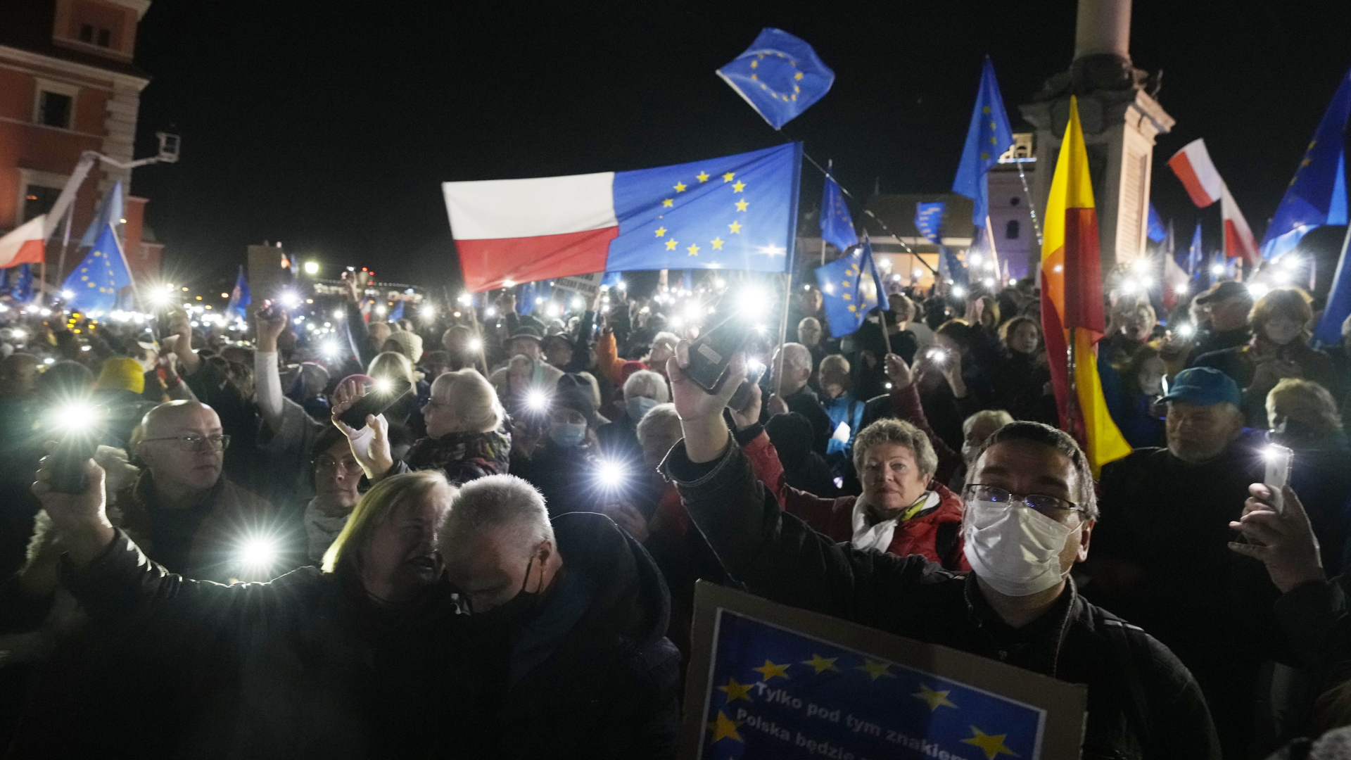 Demonstrationen in Warschau | dpa