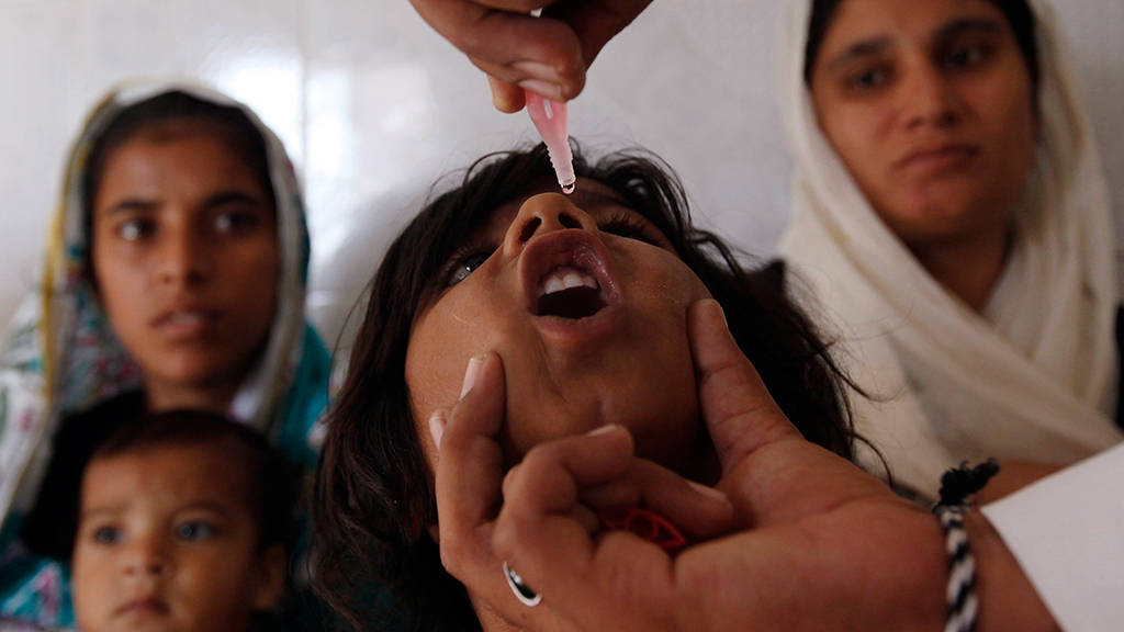 Polioimpfung in der pakistanischen Metropole Karatschi | REUTERS