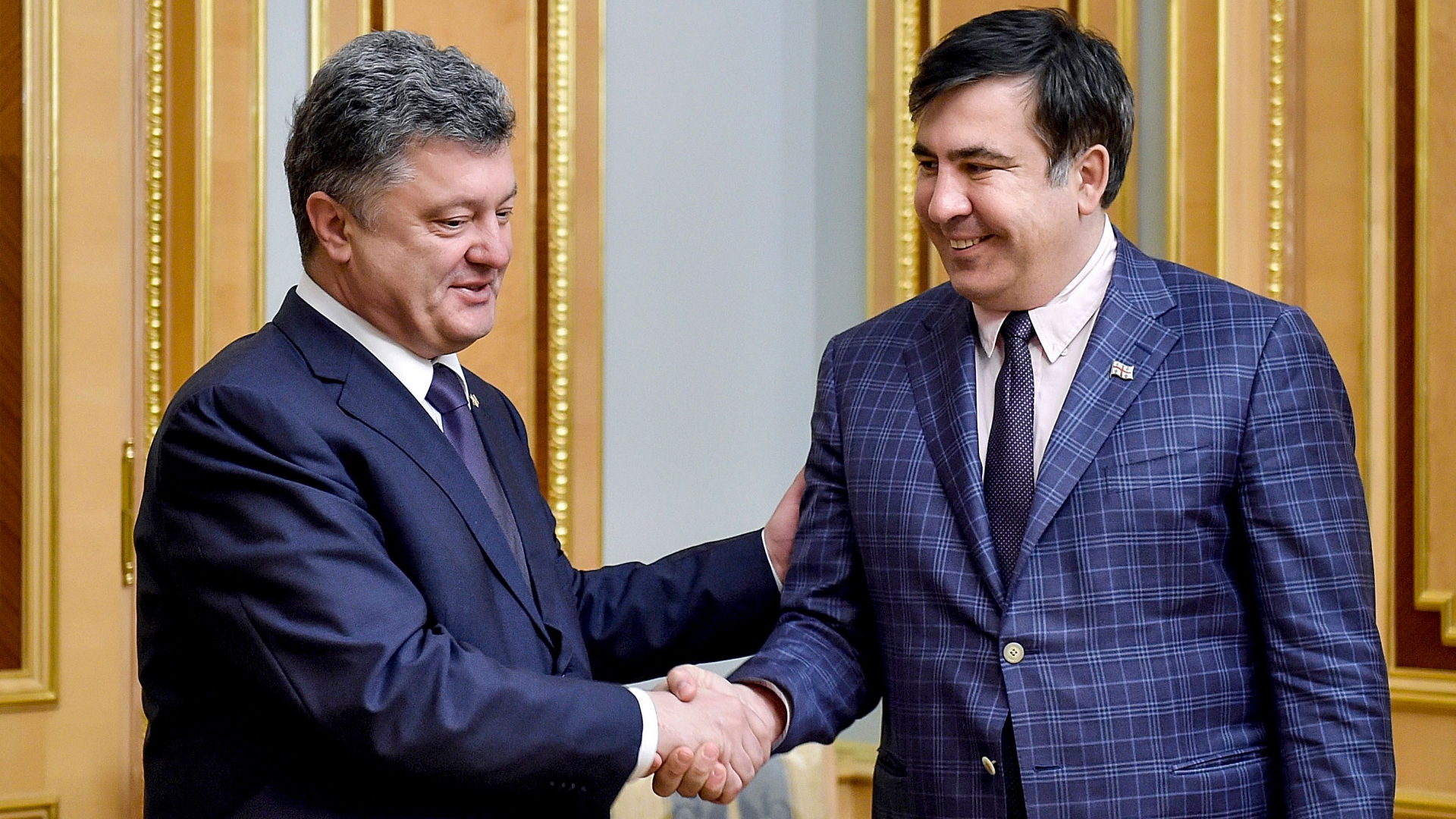 Poroschenko und Saakaschwili  | AFP