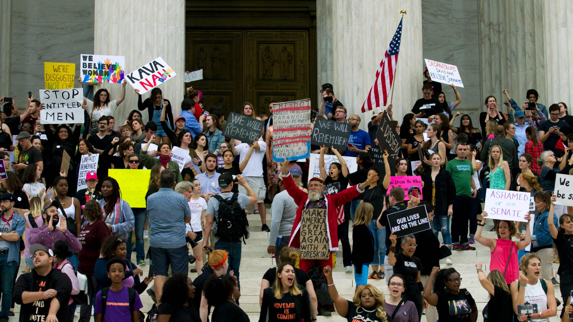 Protest vor dem Supreme Court | Bildquelle: AFP