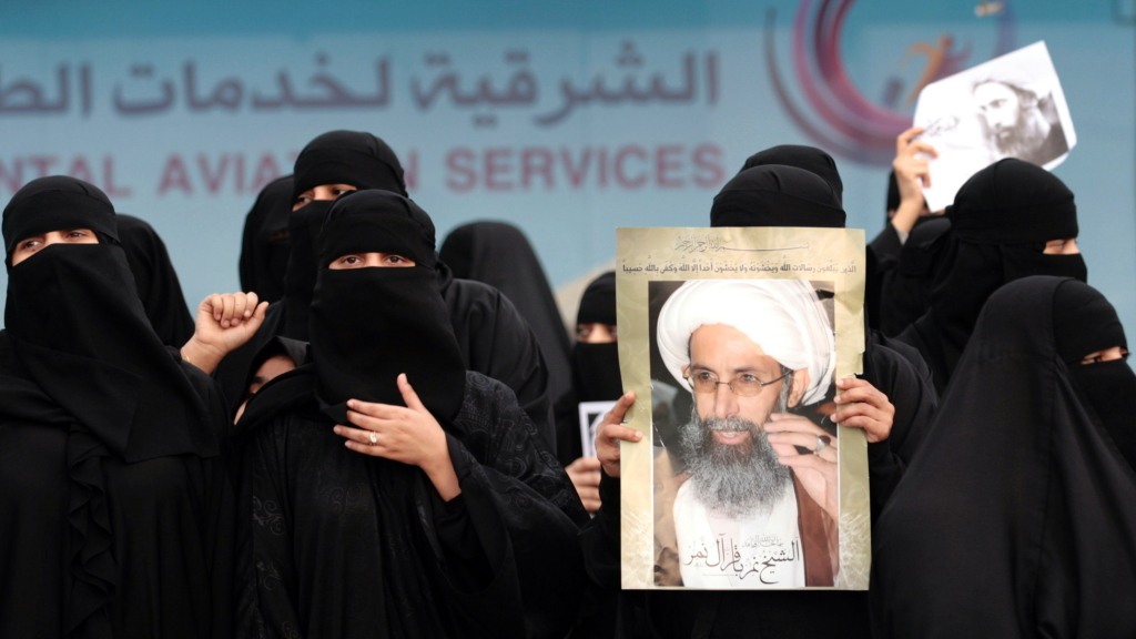 Proteste nach der Hinrichtung des Geistlichen Nimr in Saudi-Arabien.