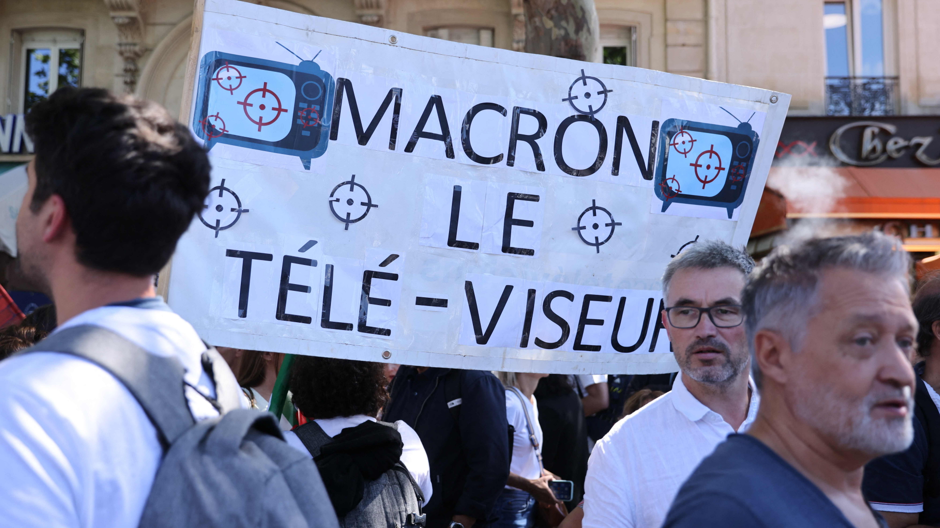 Protest gegen die Rundfunkreform in Frankreich (Archivbild) | AFP