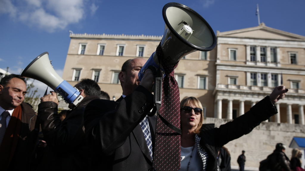 Proteste in Athen (Archivbild)