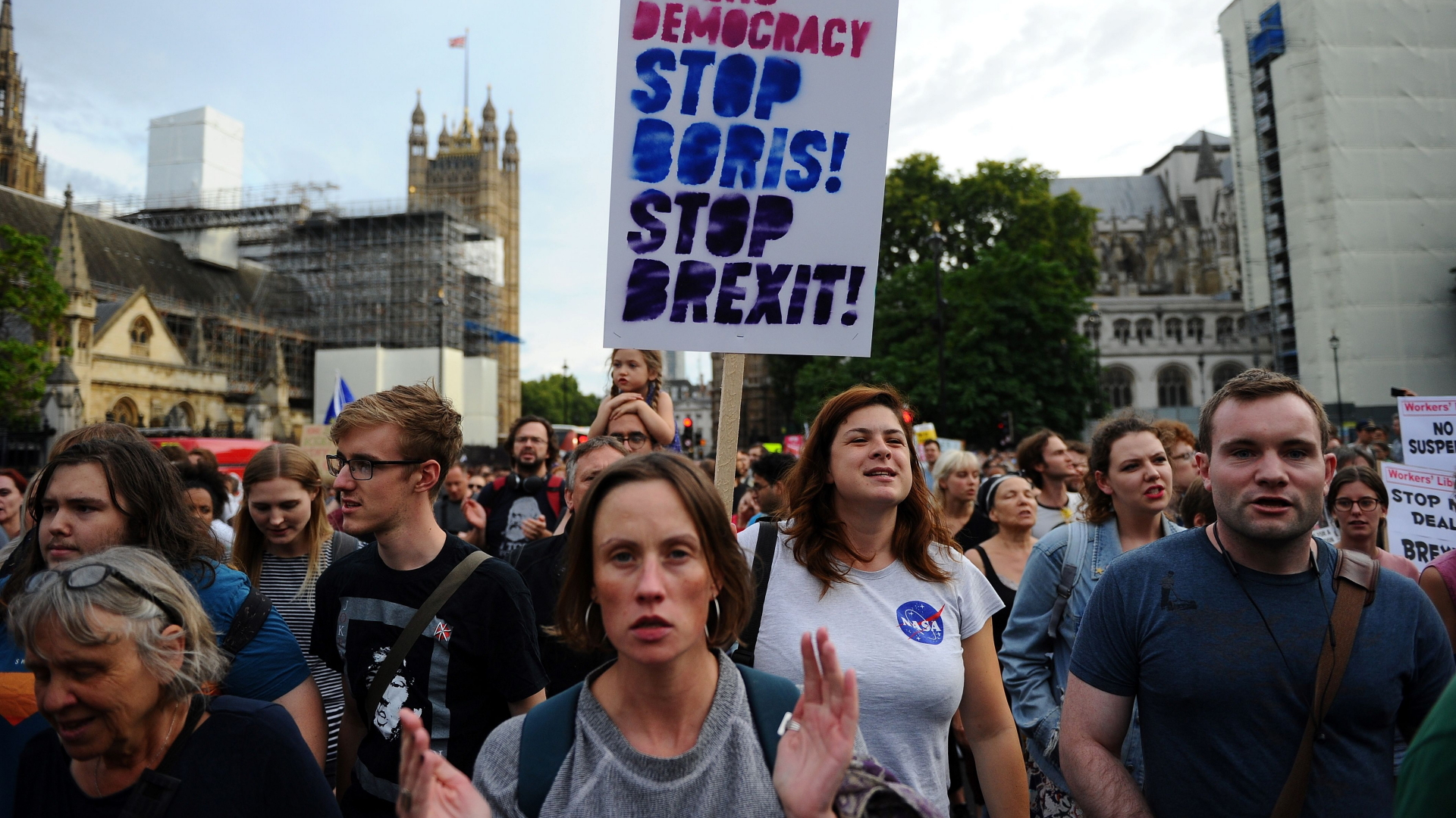 Proteste in London gegen Premierminister Boris Johnson | AFP