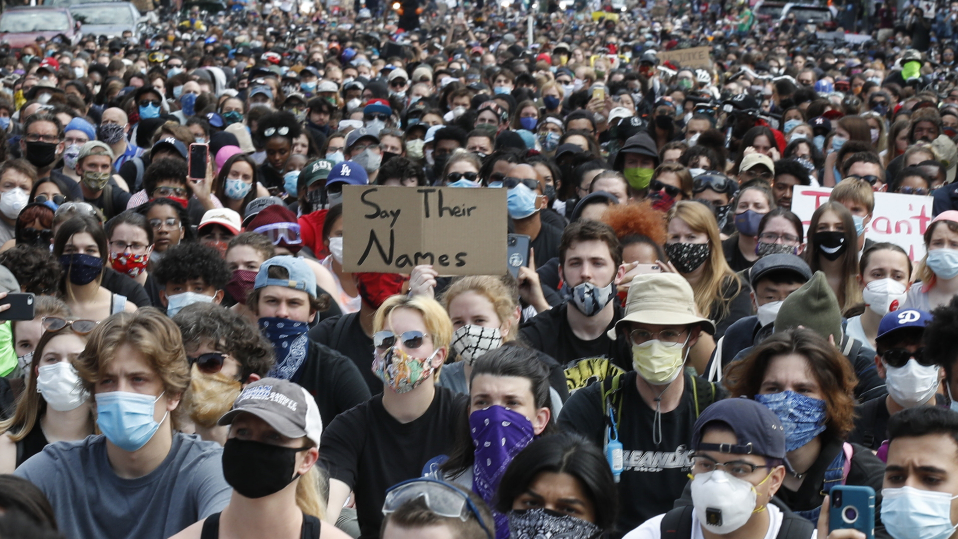 Demonstranten in der amerikanischen Hauptstadt Washington. | AP
