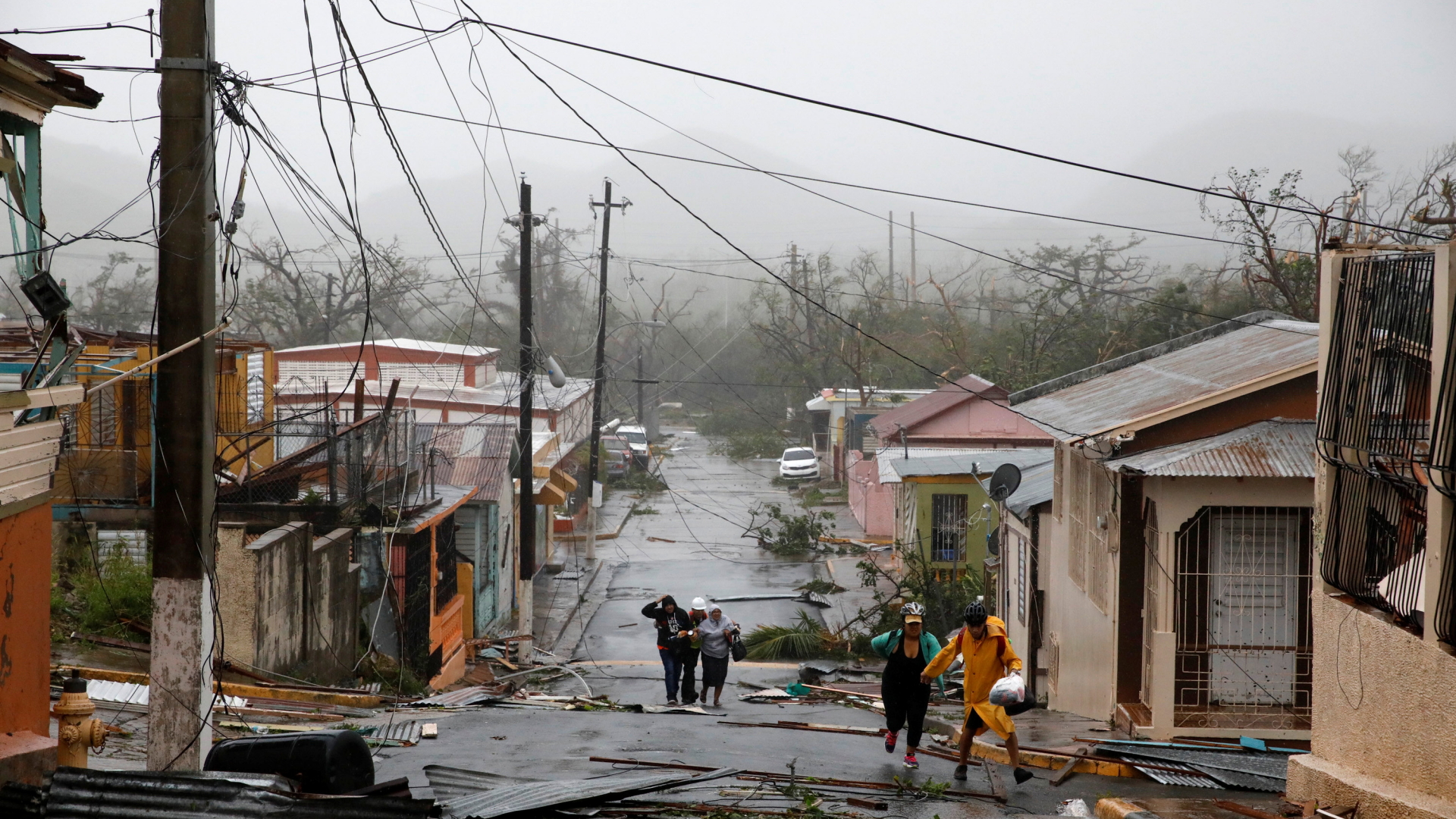 "Maria" richtete auch auf Puerto Rico schwere Schäden an | REUTERS