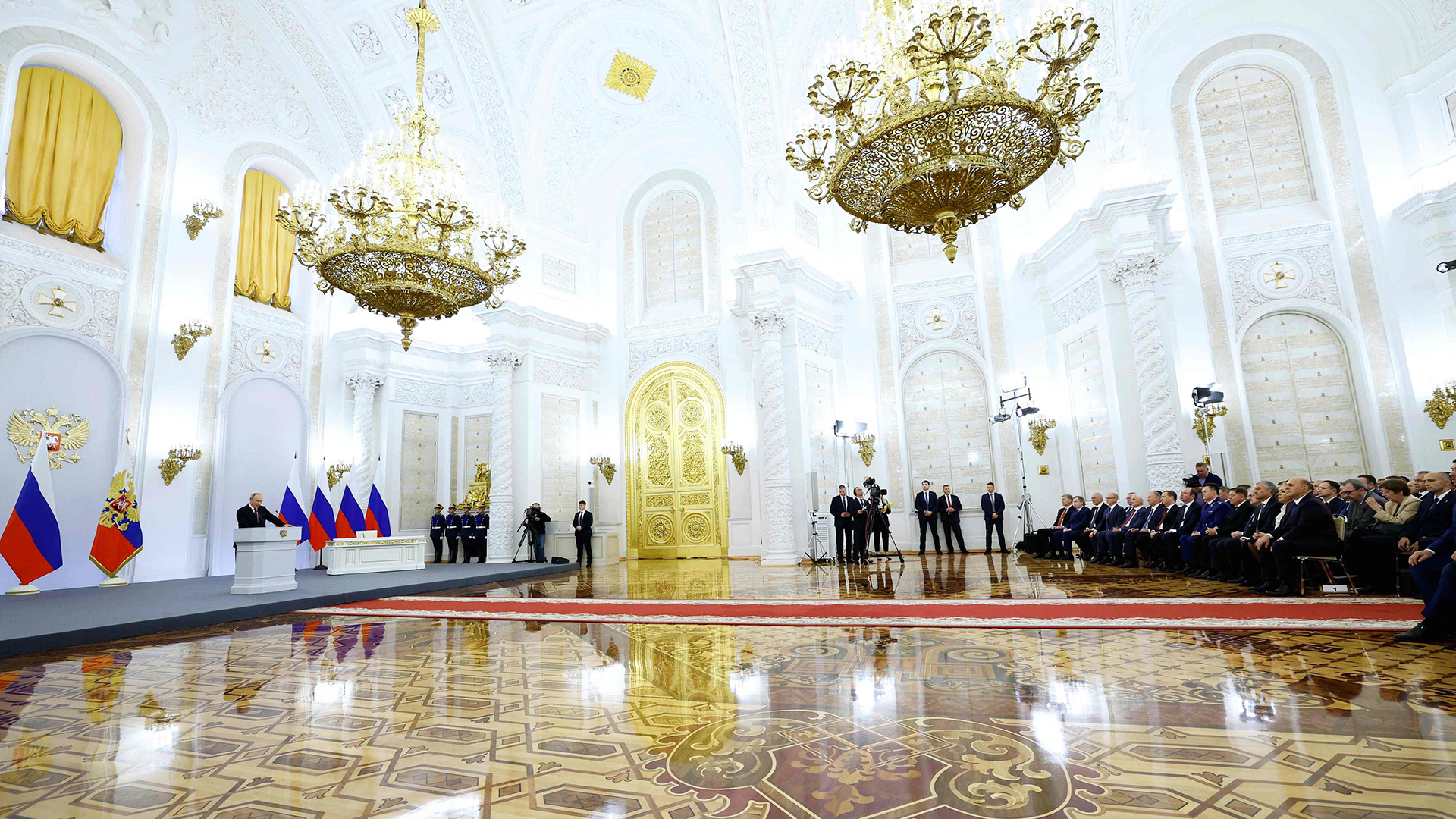 Putin spricht im Kreml | AFP