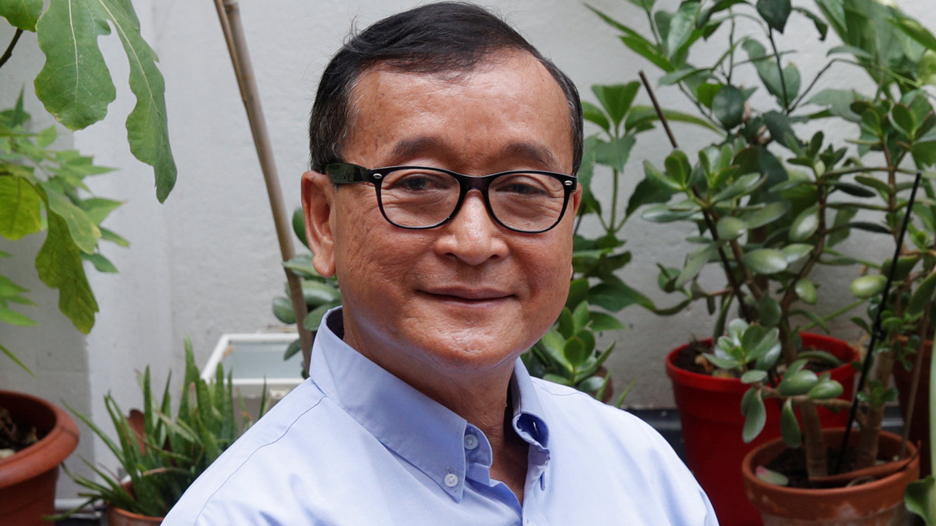 Sam Rainsy von Kambodschas Oppositionspartei CNRP | REUTERS