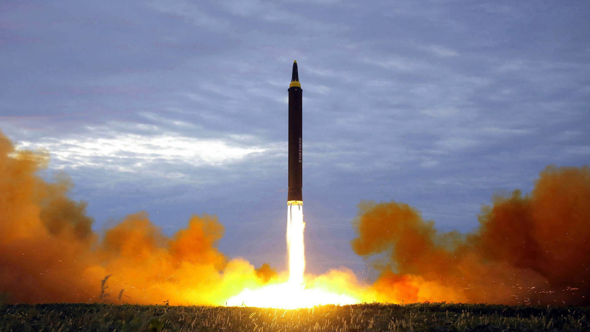 Eine Rakete vom Typ Hwasong-12 | AP