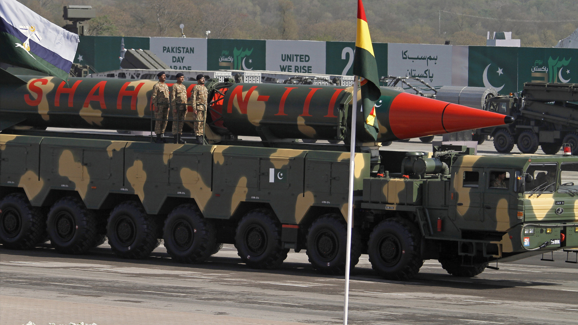 Rakete auf einer Parade in Pakistan, Archivbild | AP