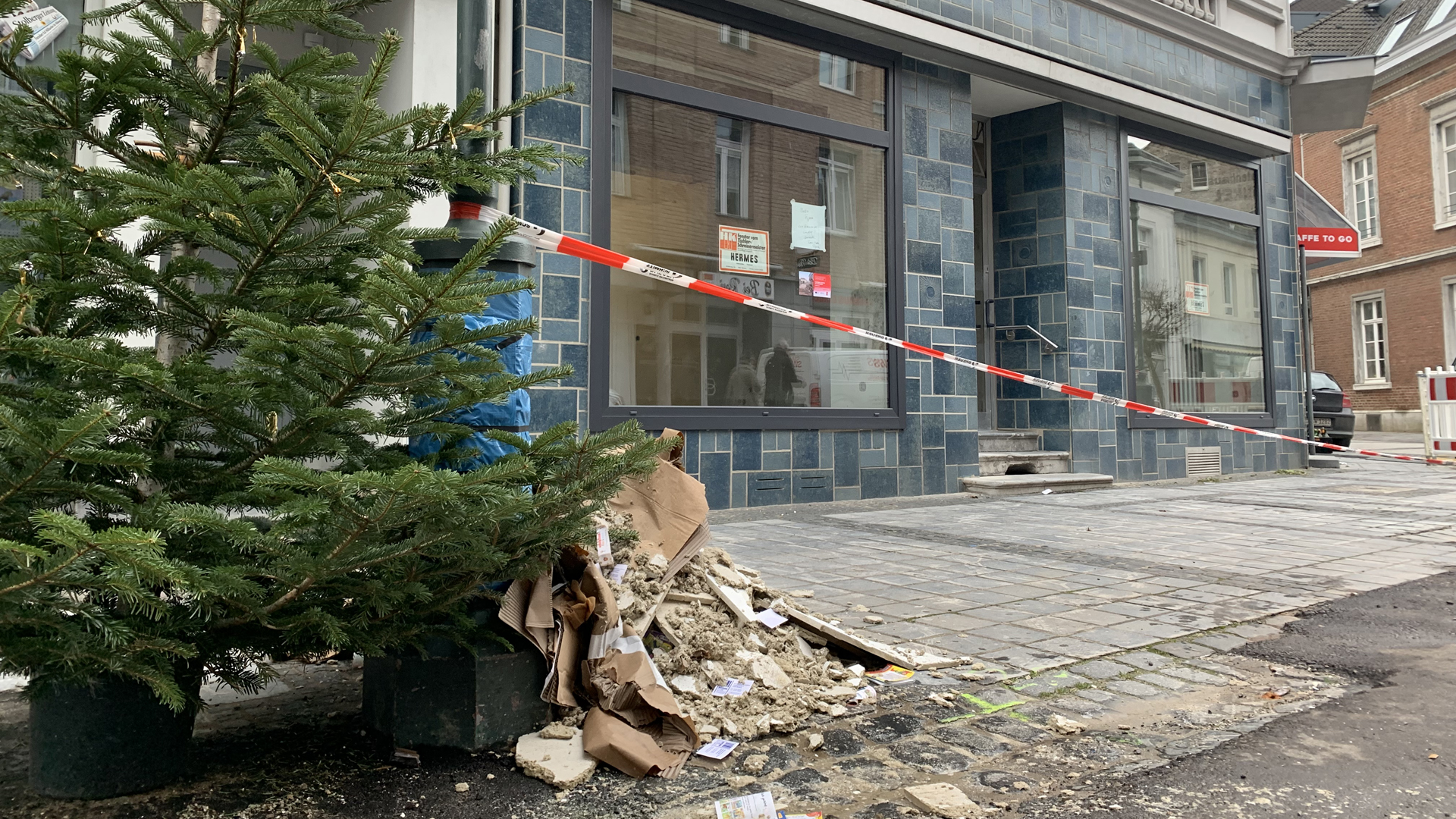 Reparaturen in der Rathausstraße in Stolberg. | Sarah Schmidt, WDR