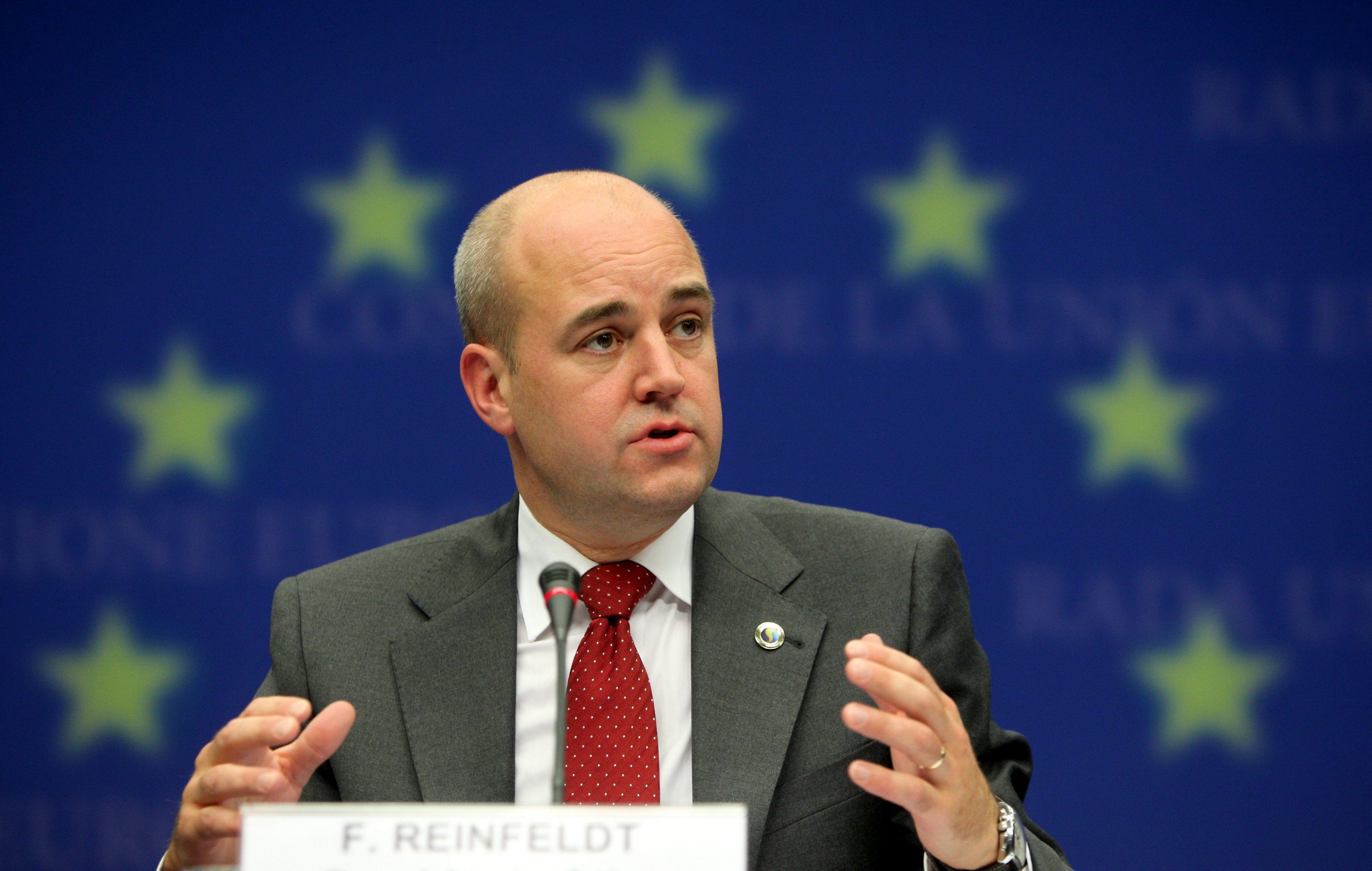 Schwedens Ministerpräsident Fredrik Reinfeldt