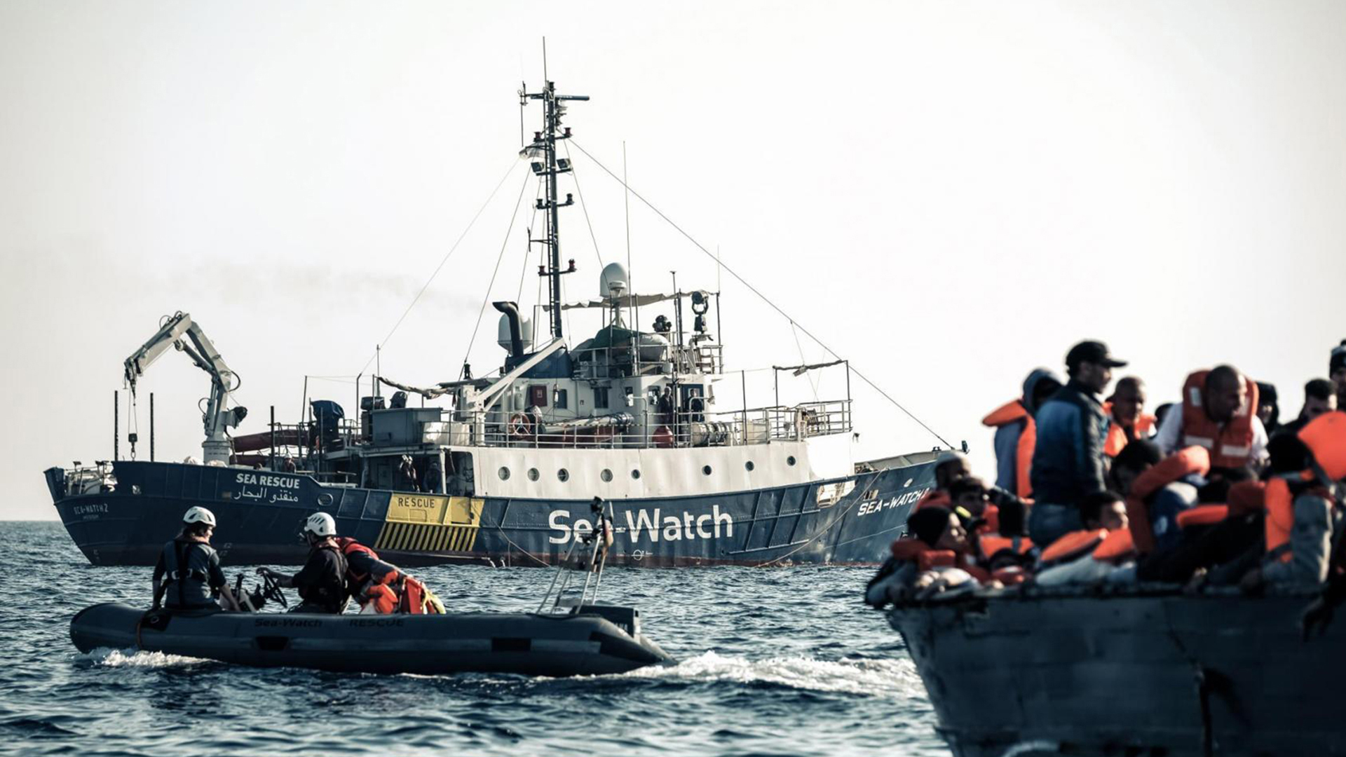 Sea-Watch: Flüchtlinge im Mittelmeer