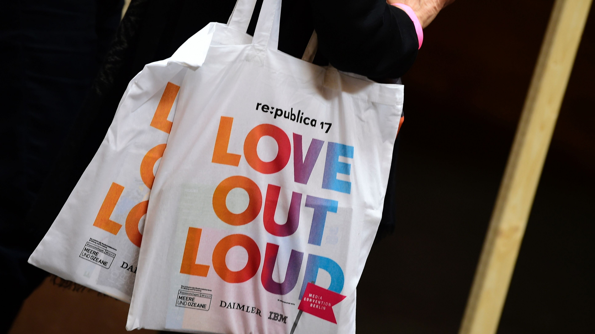 Tasche der re:publica 2017 | AFP