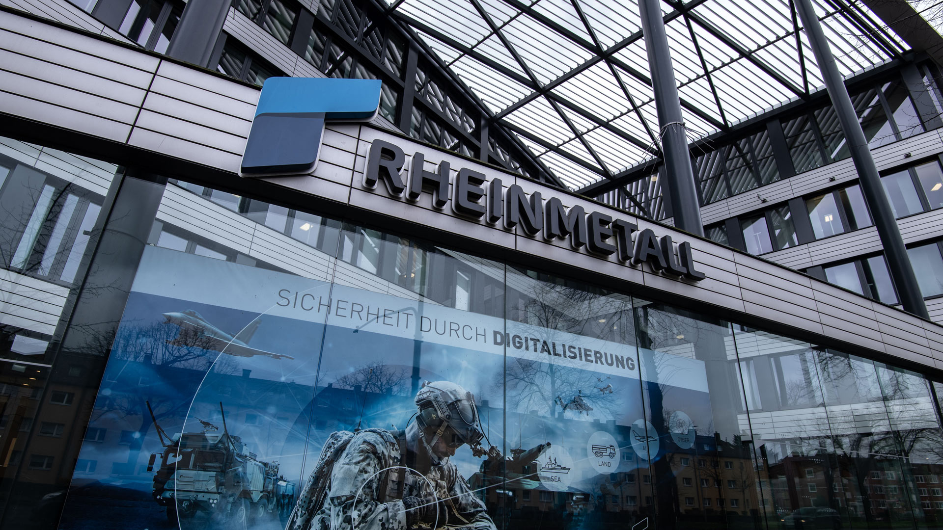 Die Unternehmenszentrale der Rheinmetall AG | picture alliance/dpa