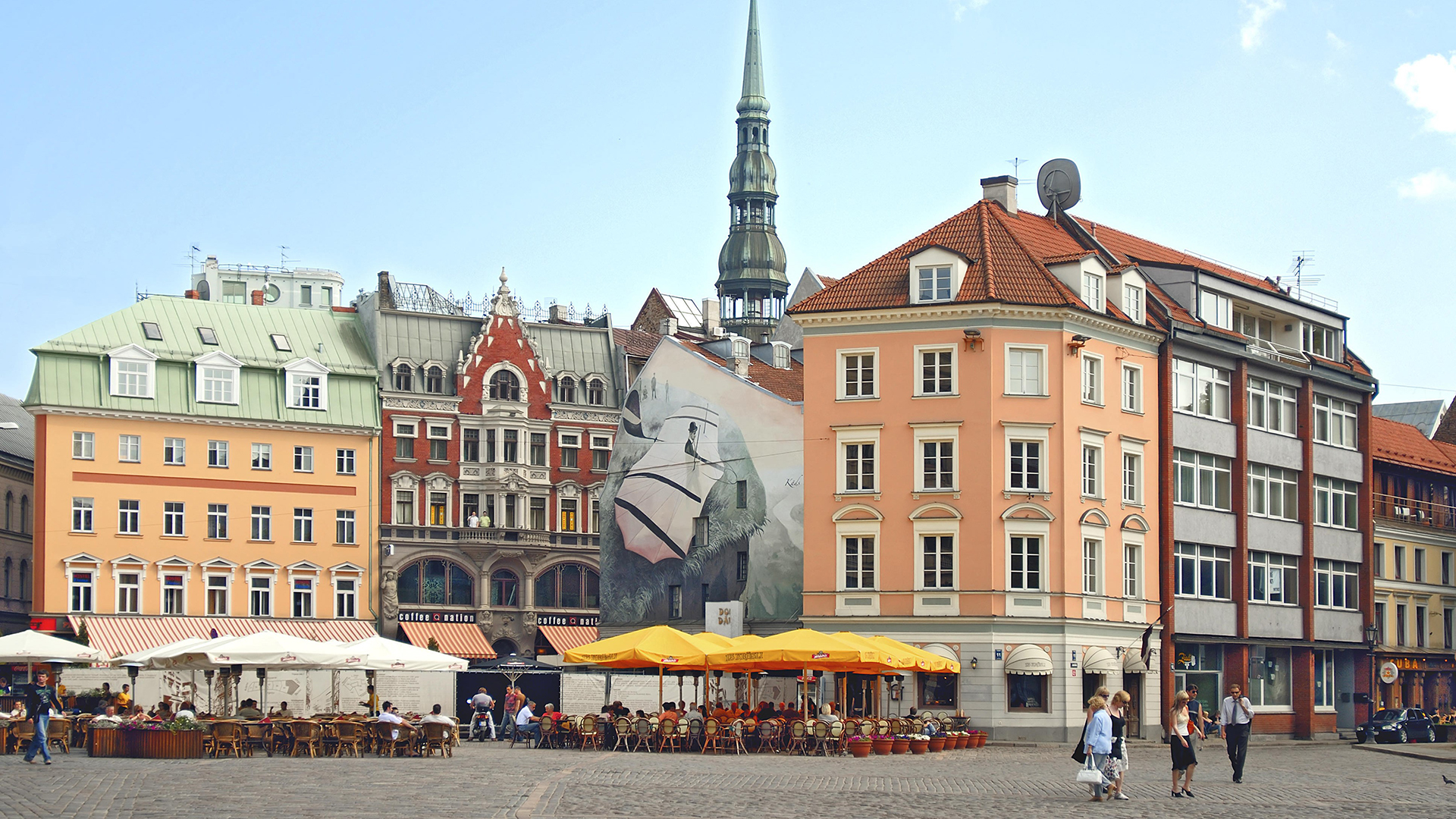 Das Zentrum der Rigaer Altstadt. | picture alliance / Bildagentur-o