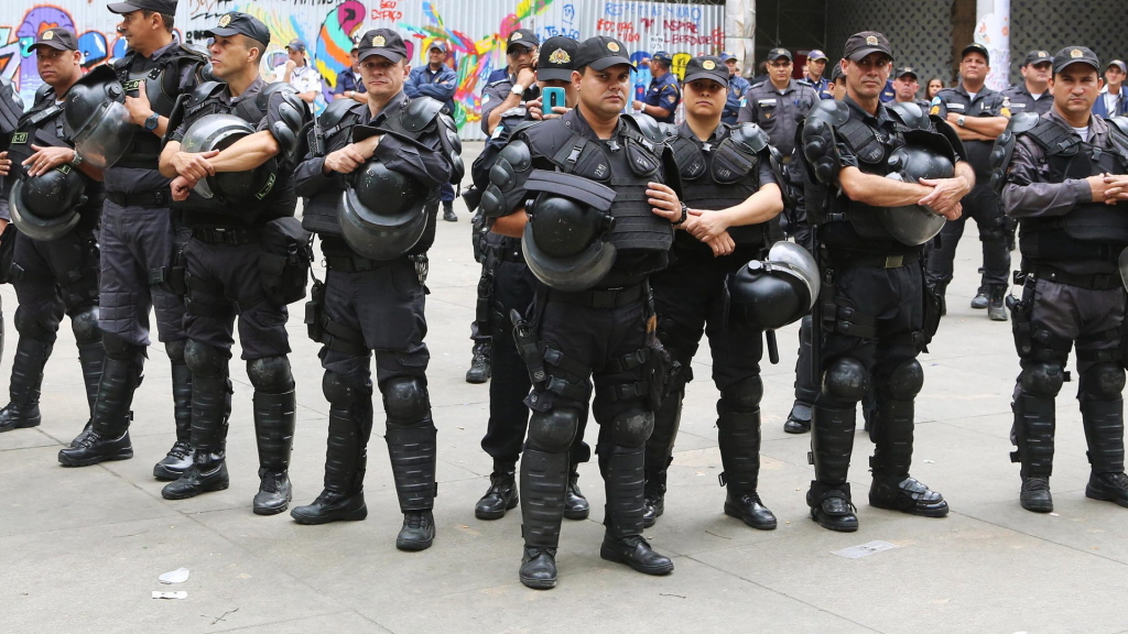 Polizisten in Rio de Janeiro | null