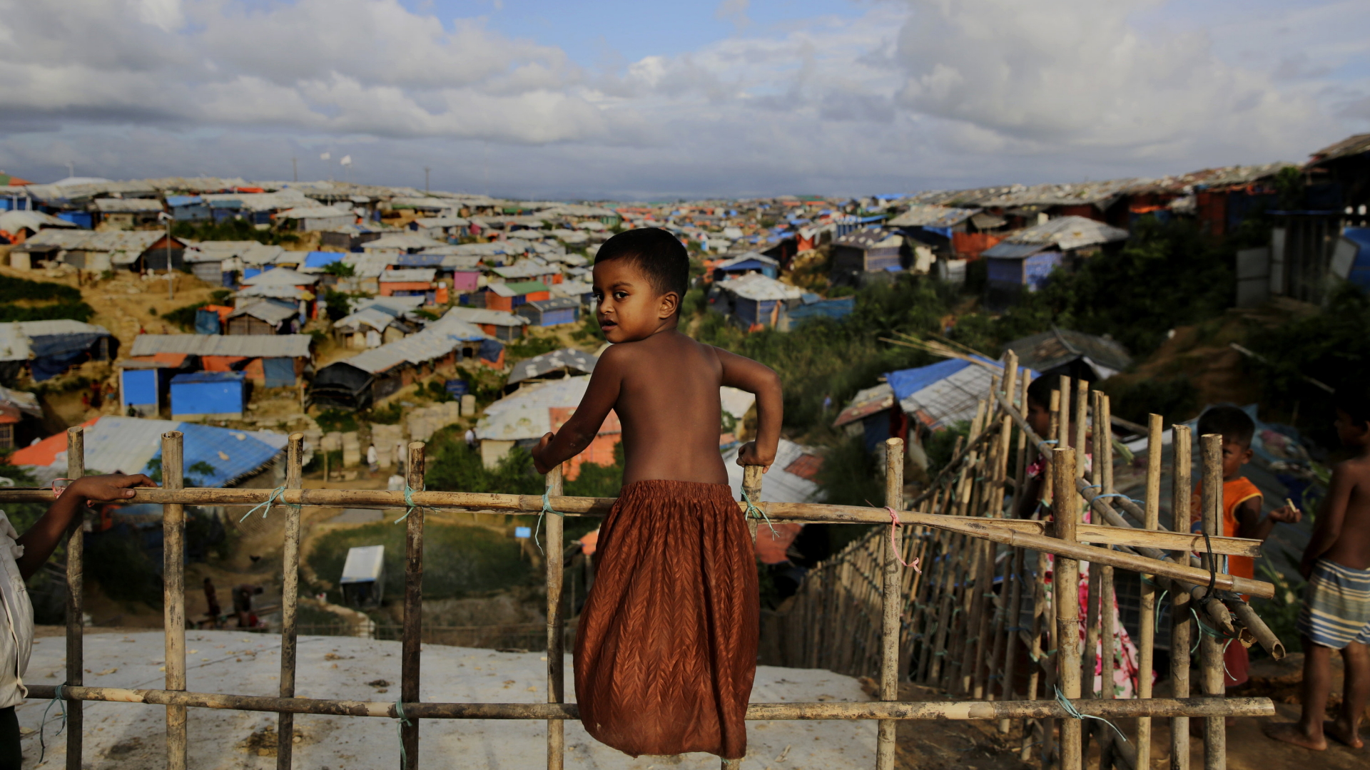 Ein Kind in einem Flüchtlingslager der Rohingya  | AP