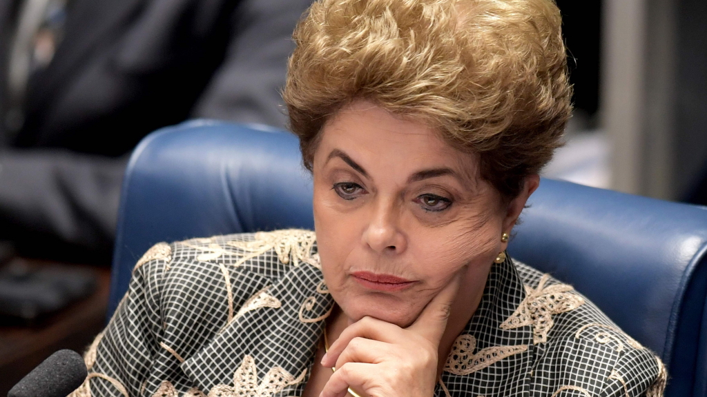 Brasiliens suspendierte Präsidentin Dilma Rousseff | null