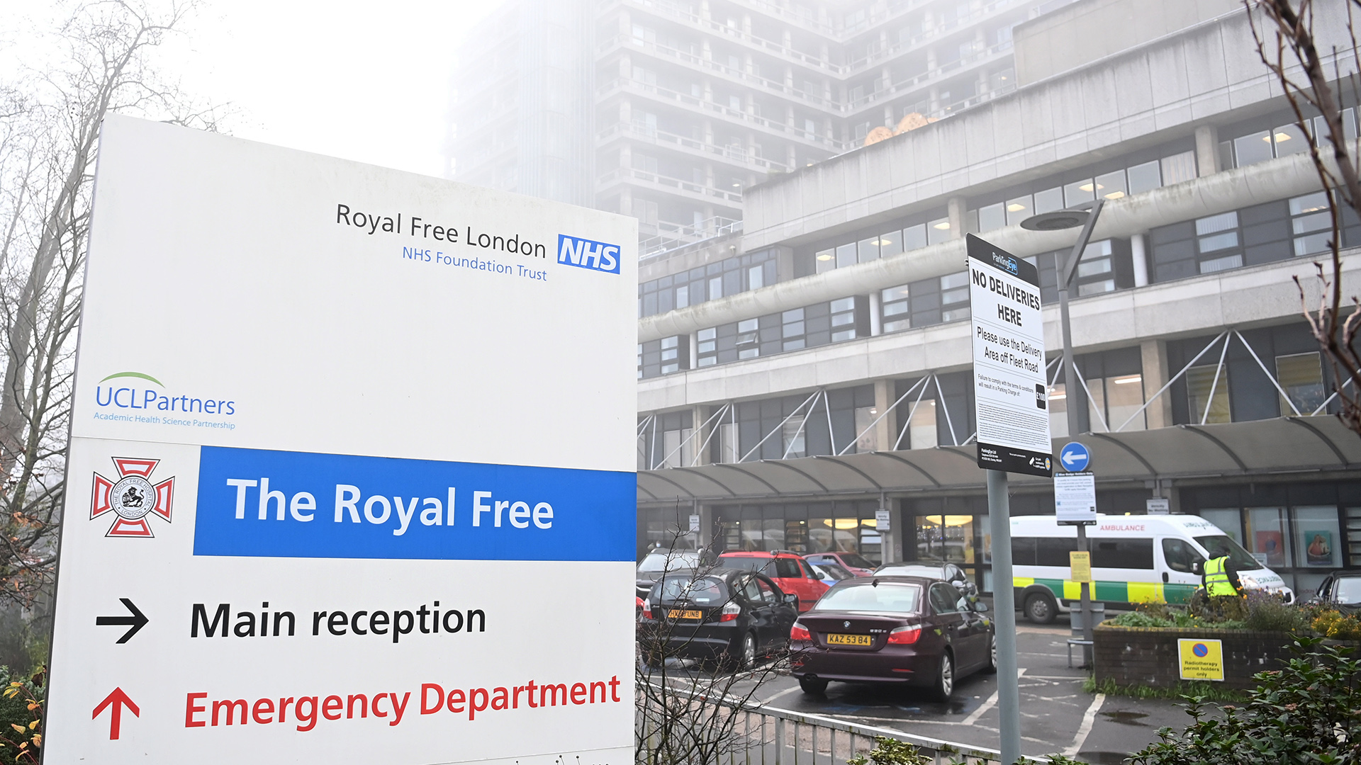 Das Royal Free Hospital in London