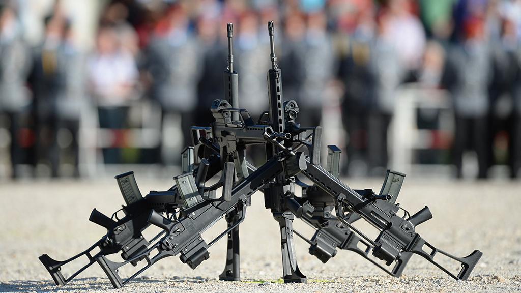 2013 wurden so viele deutsche Gewehre und Waffen exportiert wie noch nie. | dpa