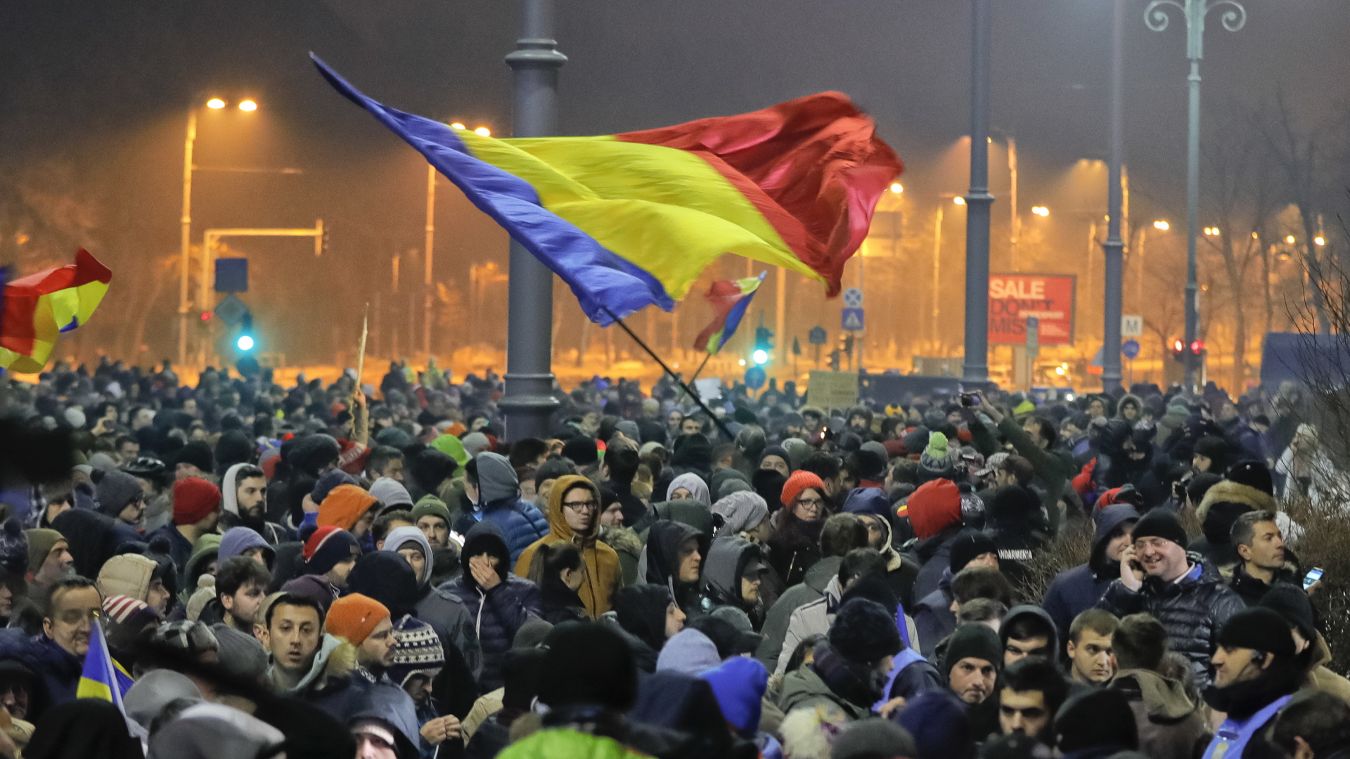 Massenproteste gegen das umstrittene Amnestiegesetz in Rumänien | dpa