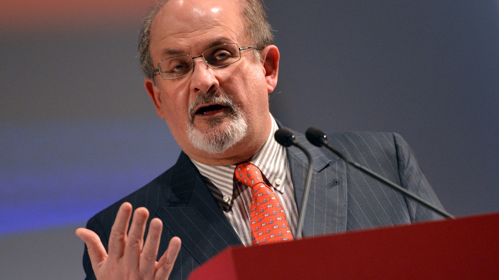 Der Autor Salman Rushdie