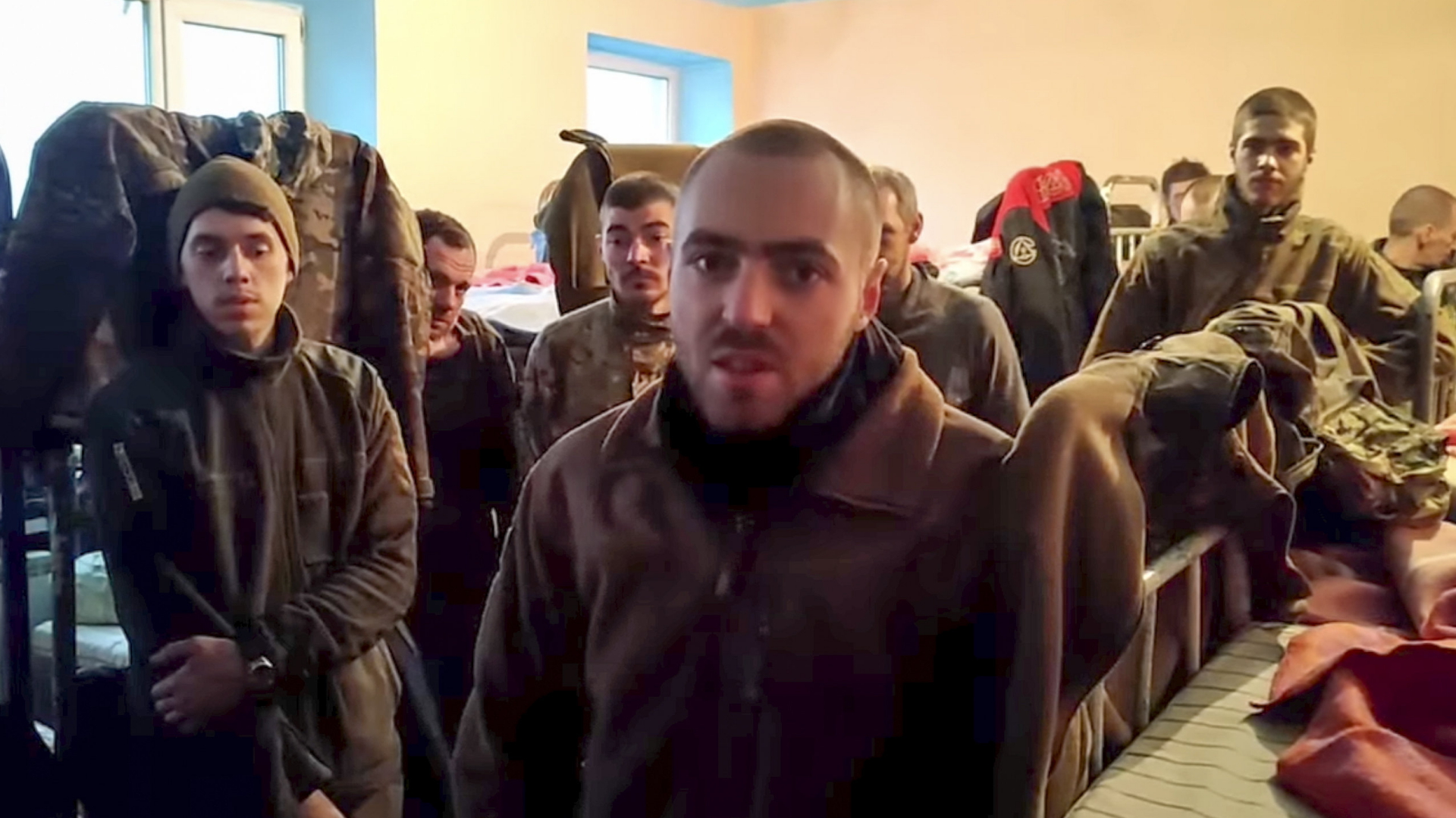 Ukrainische Kriegsgefangene in einer Strafkolonie in der Region Donezk (Bilder aus einem Video des russ. Verteidigungsministeriums) | AP