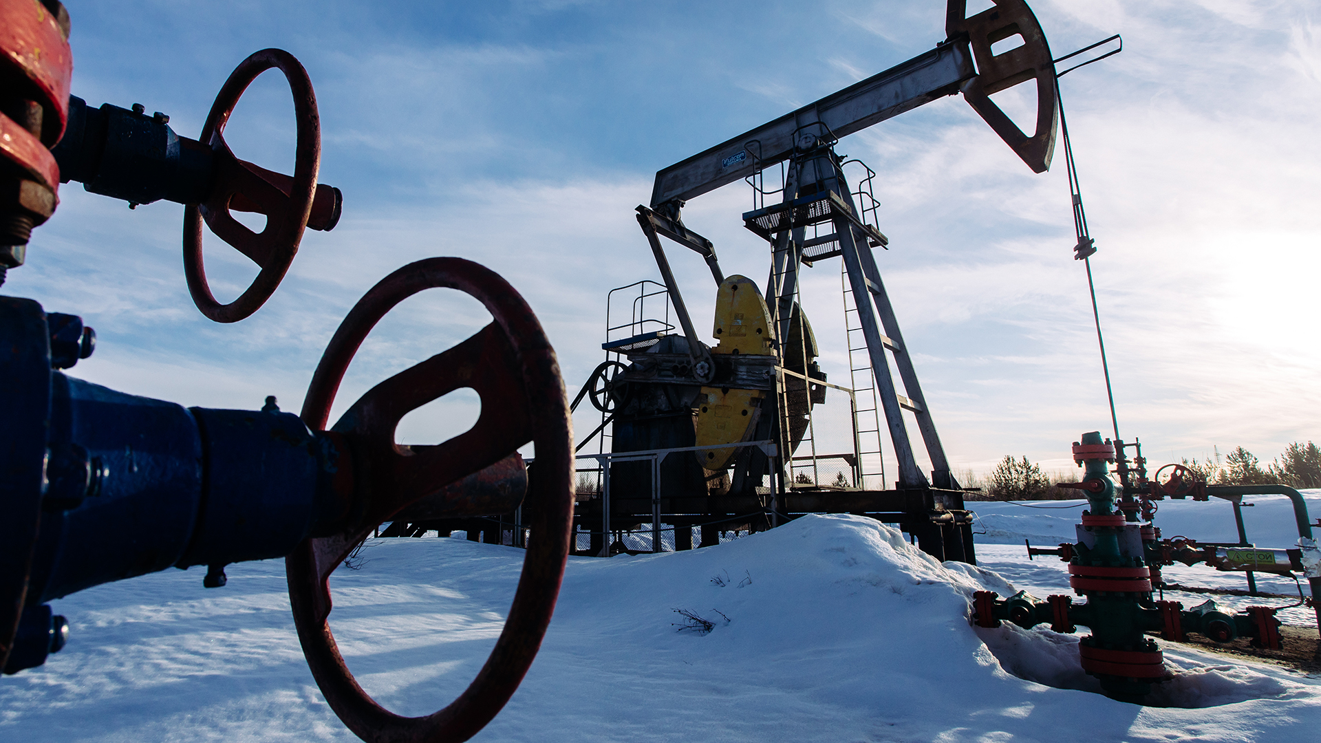 Russland: Öl- und Gasförderung in der westsibirischen Region Surgut