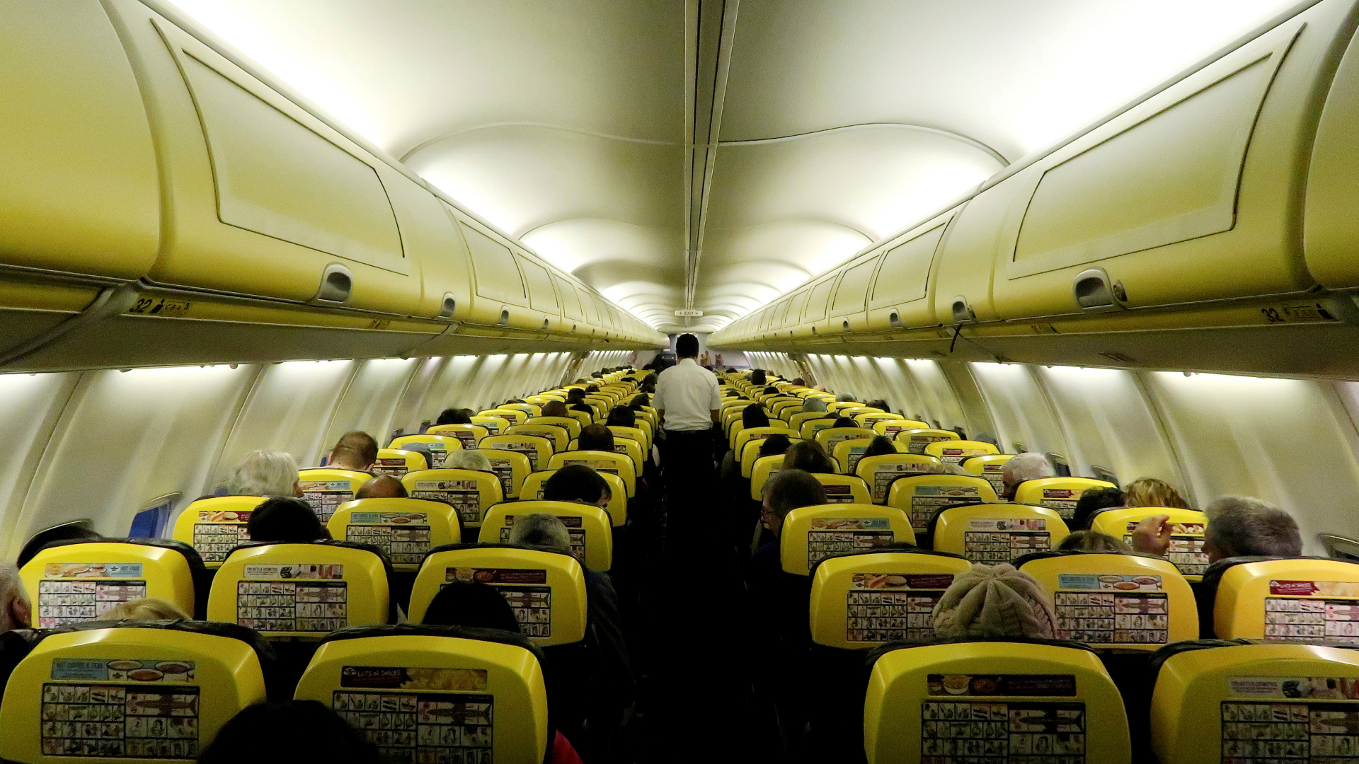 Das Innere eines Ryanair-Flugzeugs | Bildquelle: REUTERS